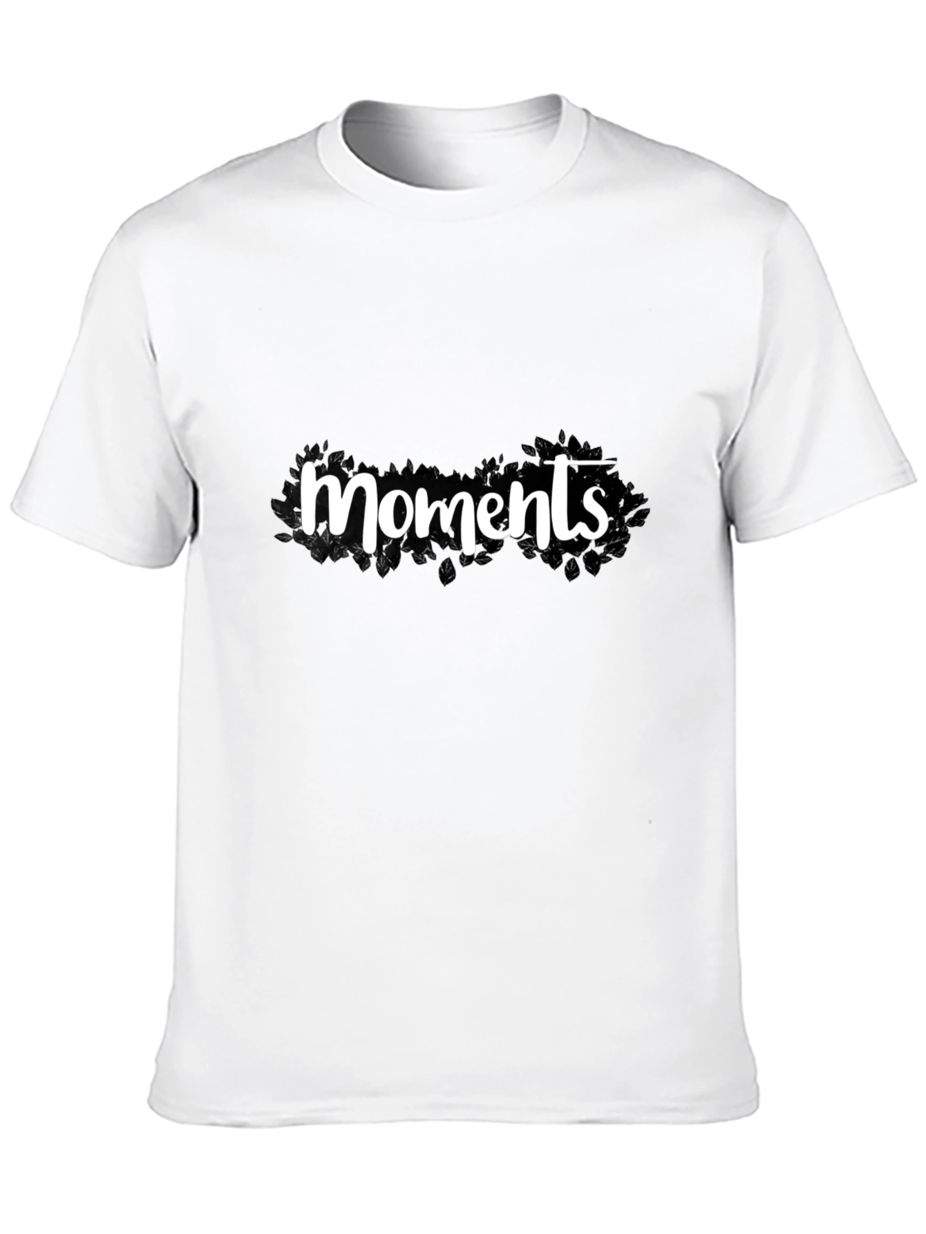 Moments Black Graphic T-Shirt - Stylish Casual Wear