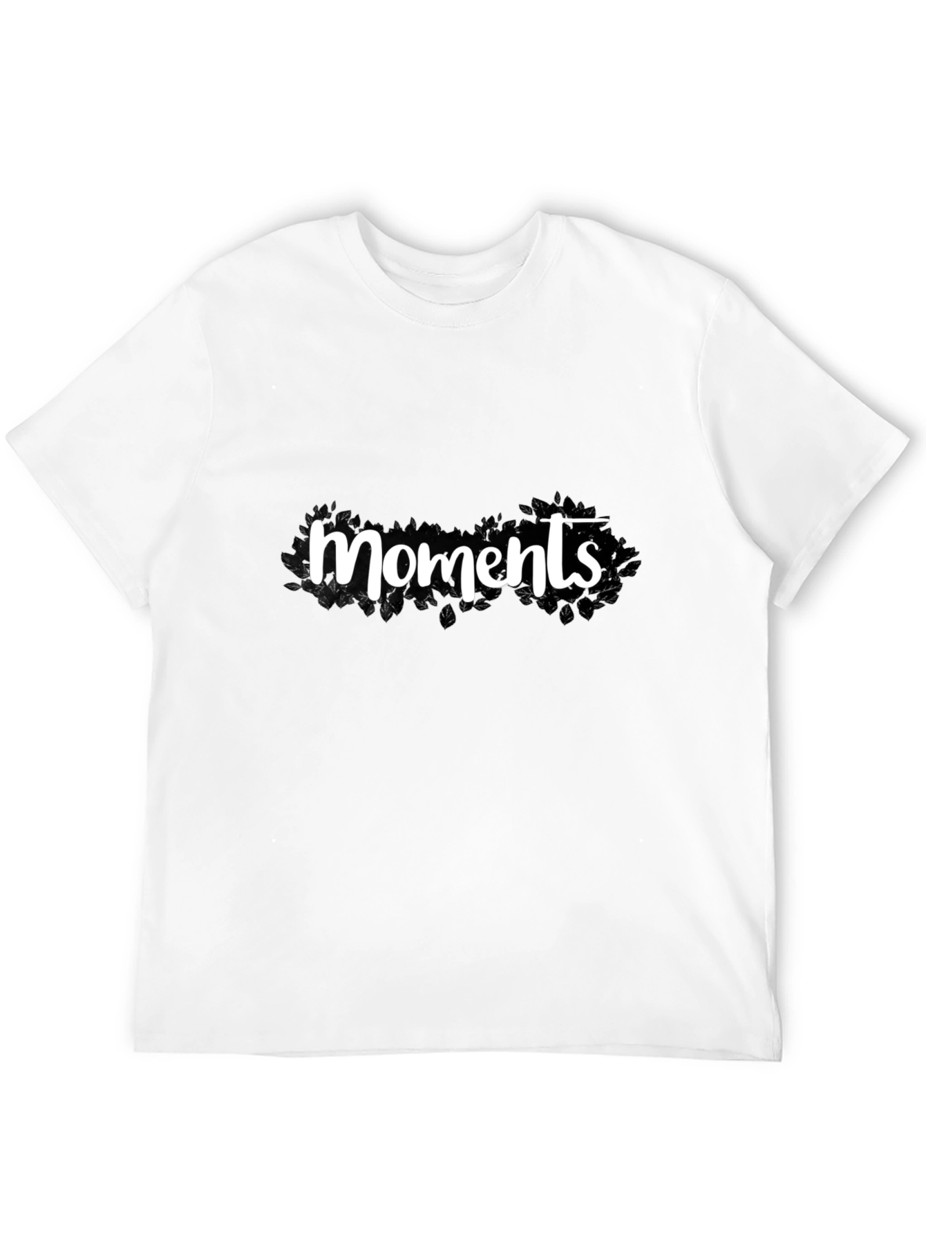 Moments Black Graphic T-Shirt - Stylish Casual Wear