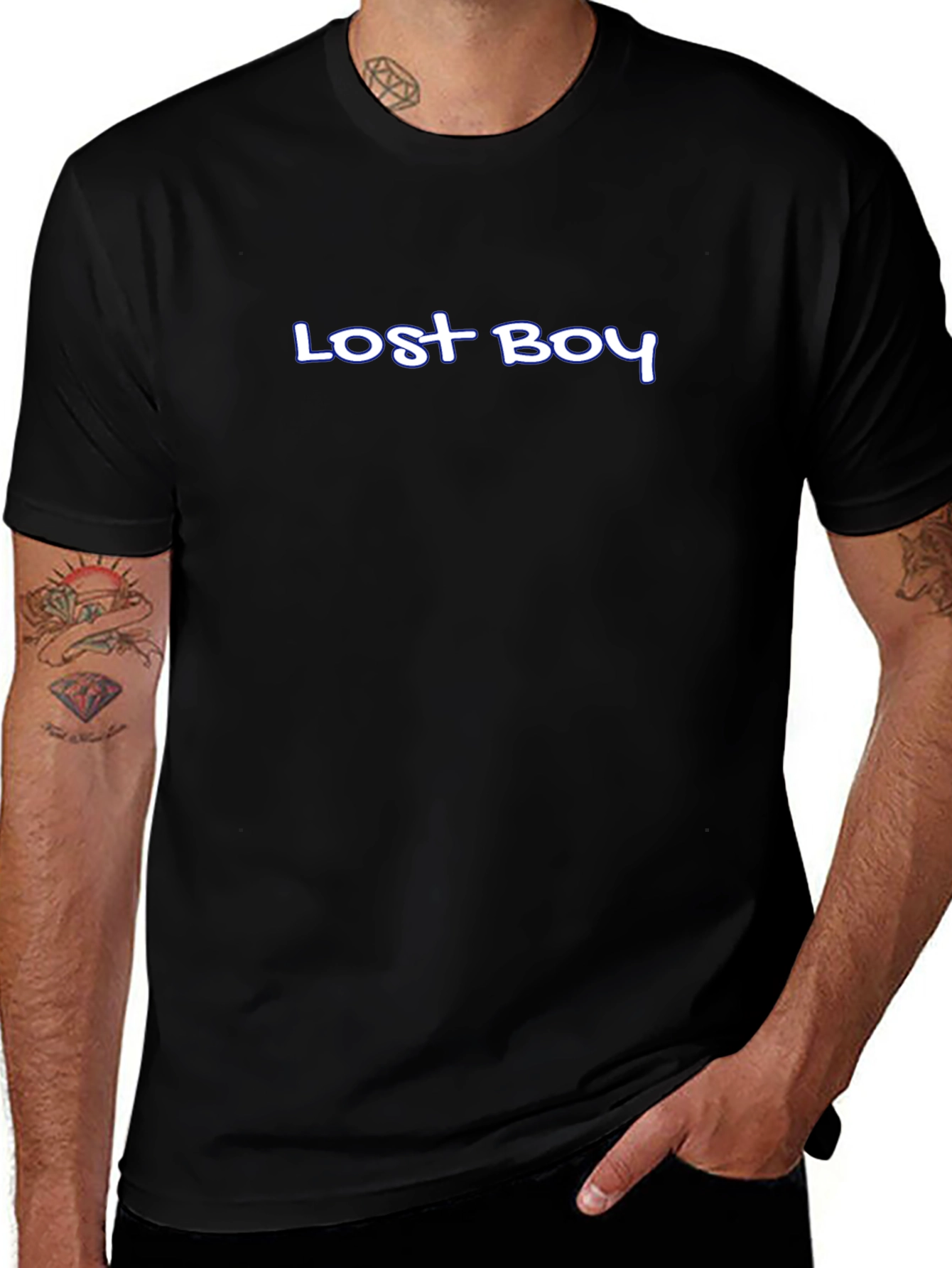 Lost Boy Tee - Classic Black T-Shirt