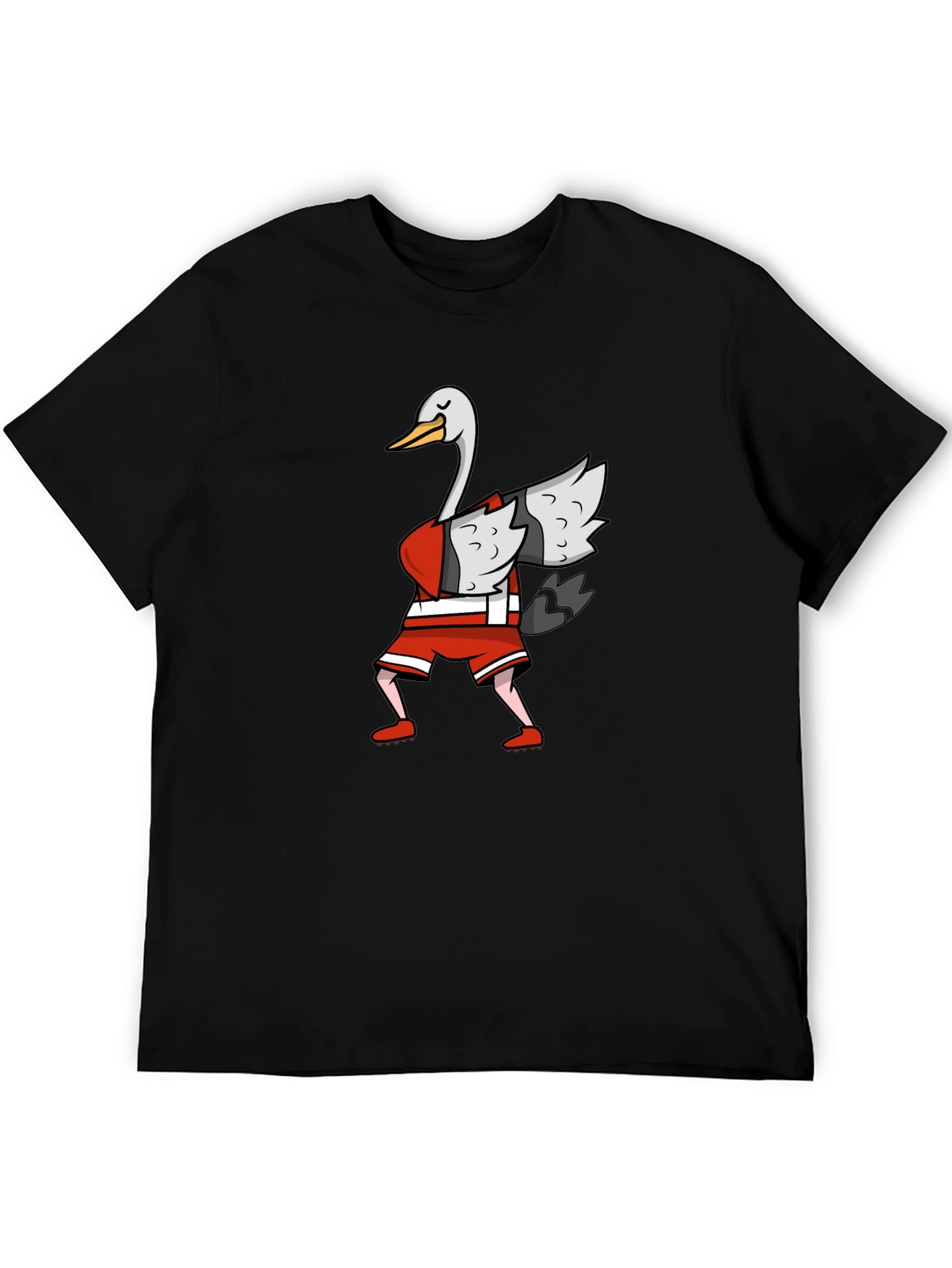 Dabbing Goose Graphic T-Shirt - Funny Animal Tee