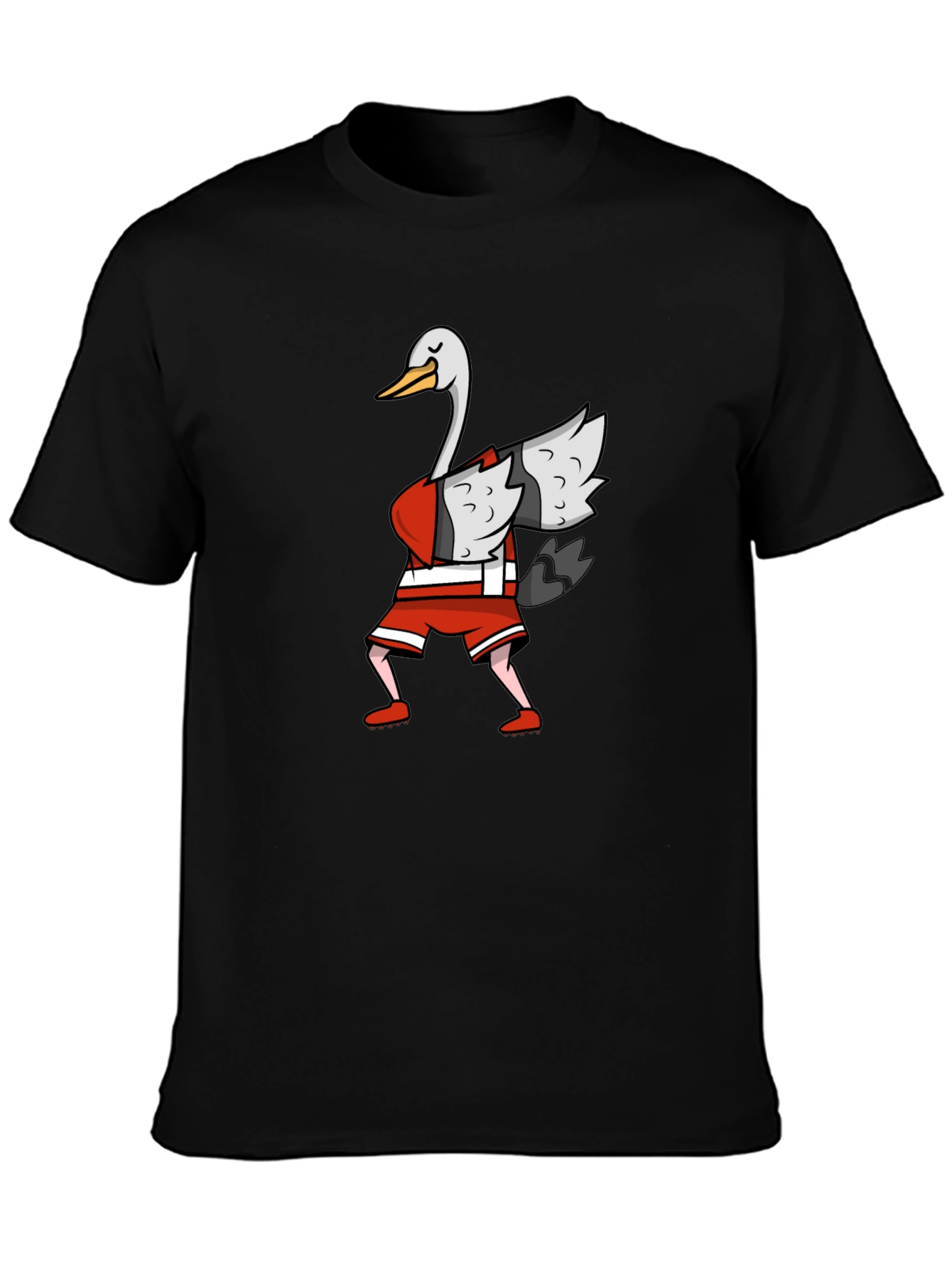 Dabbing Goose Graphic T-Shirt - Funny Animal Tee