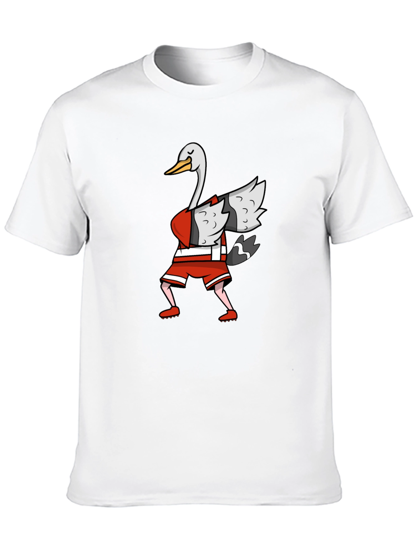 Dabbing Goose Graphic T-Shirt - Funny Animal Tee