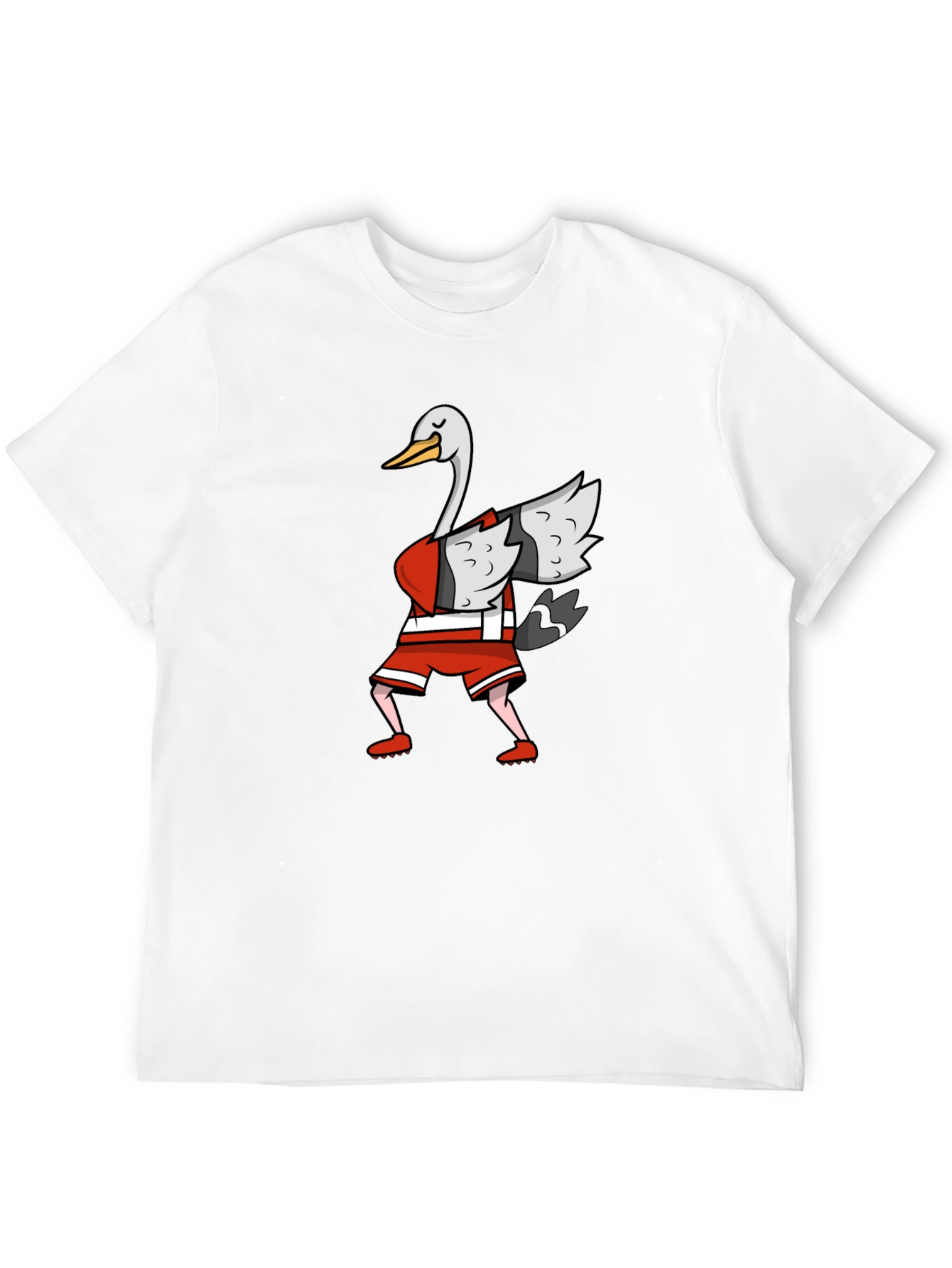 Dabbing Goose Graphic T-Shirt - Funny Animal Tee