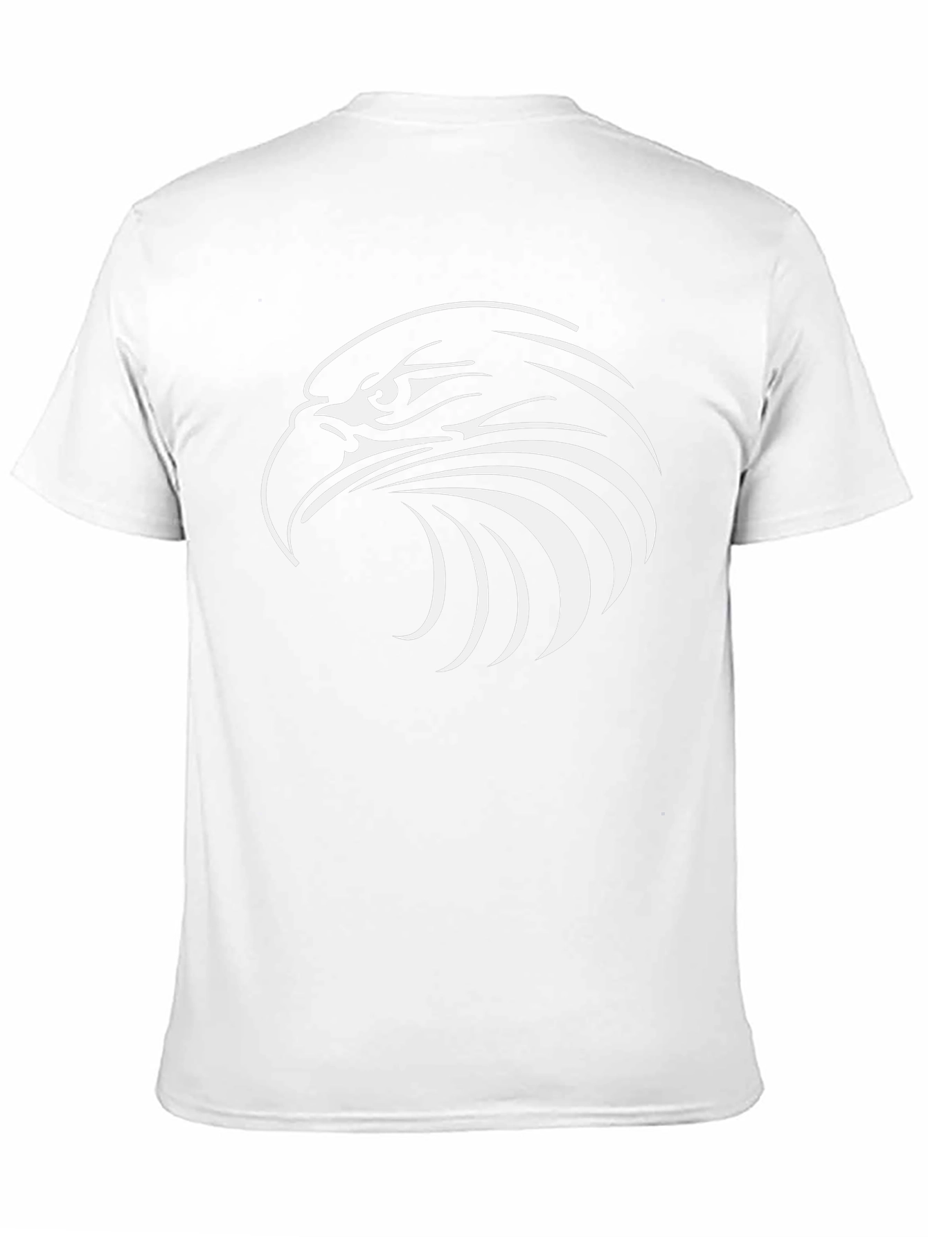 Bold Eagle Graphic Tee - Black Cotton Blend