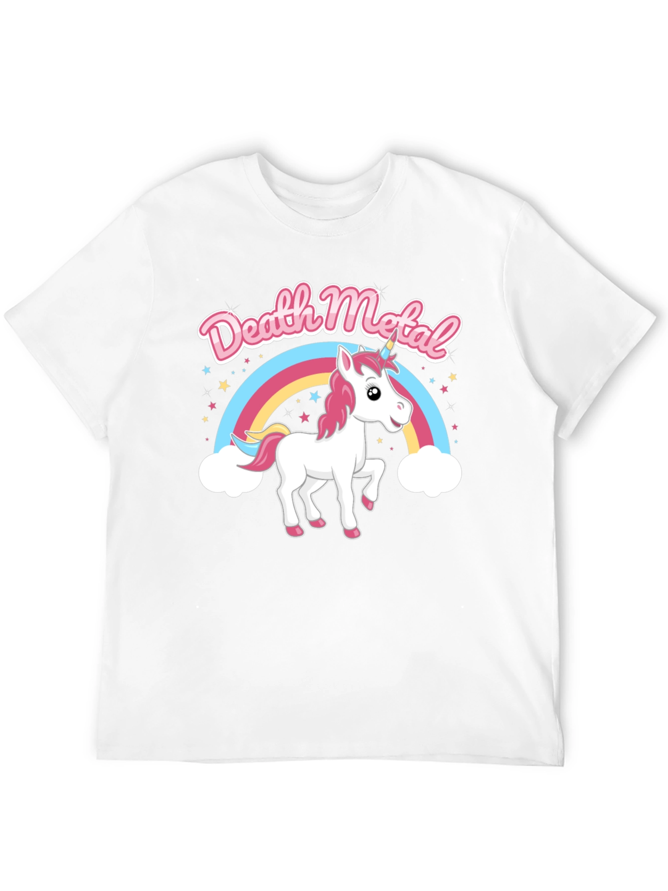Death Metal Unicorn Rainbow T-Shirt