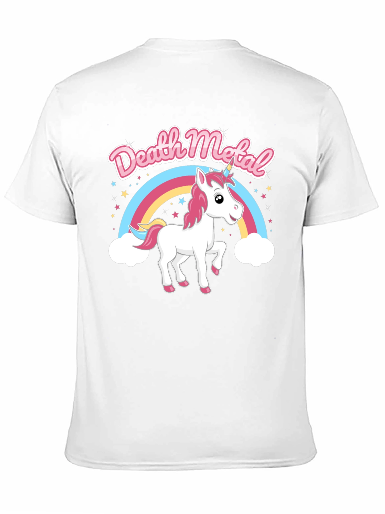 Death Metal Unicorn Rainbow T-Shirt