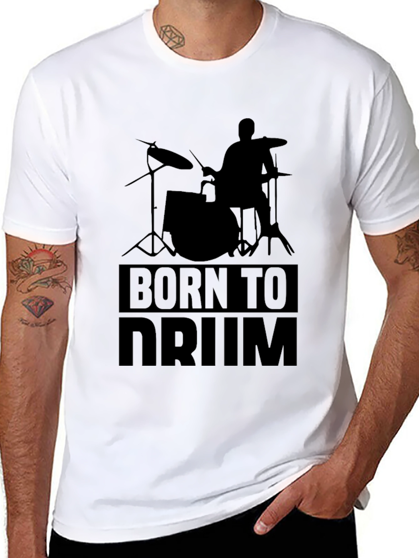 Born to Drum T-Shirt - Musician Tee
