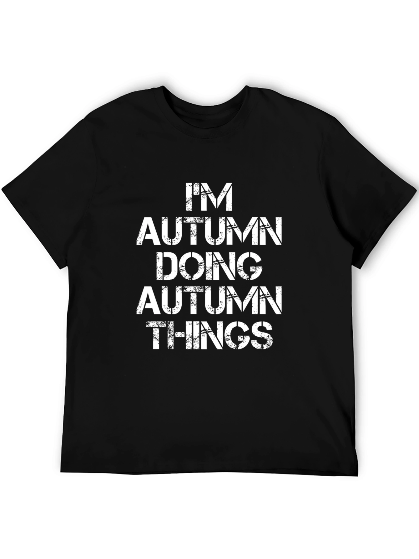 Im Autumn Doing Autumn Things Black T-Shirt