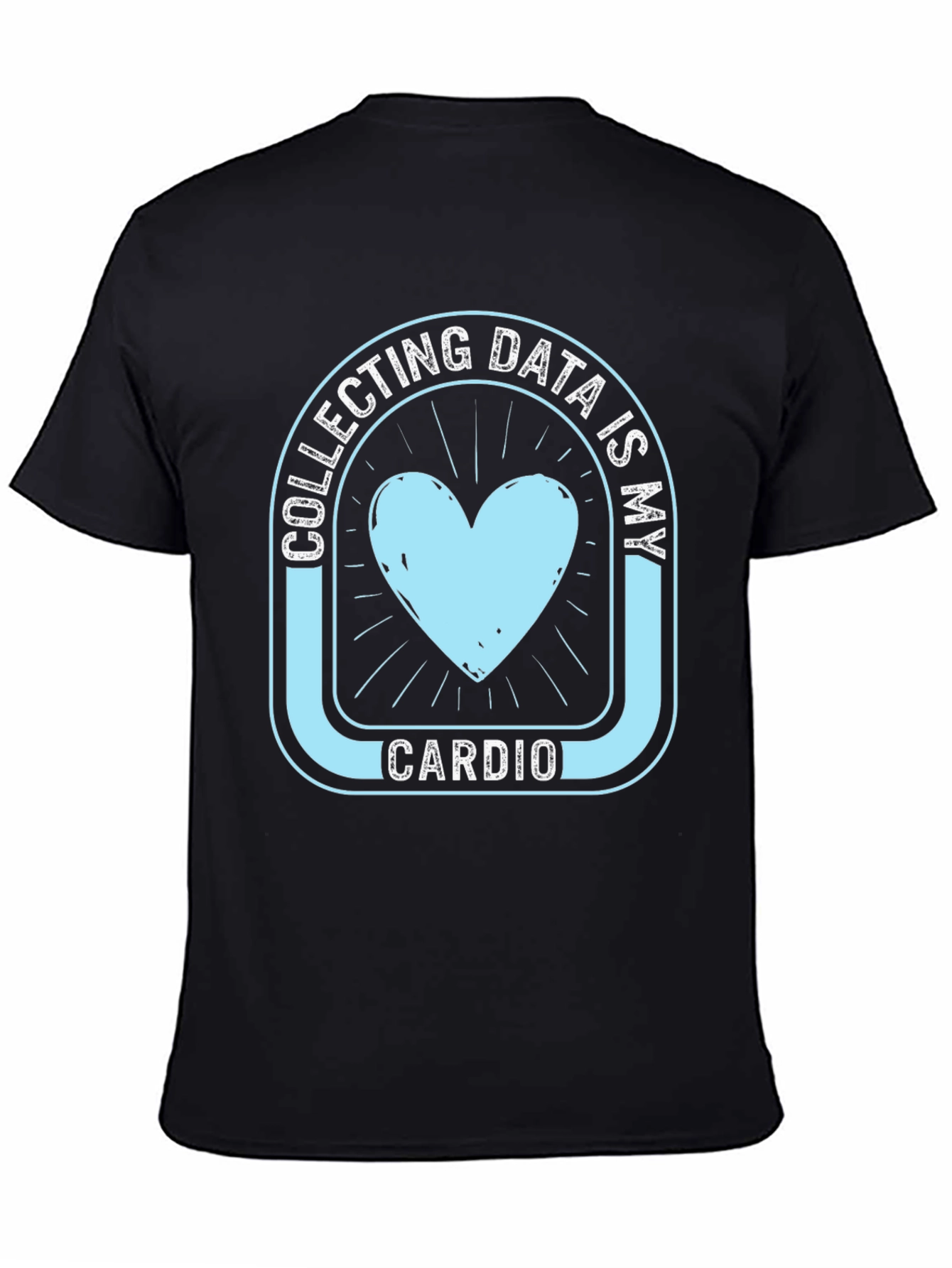 Data Collection Heart Cardio Graphic T-Shirt