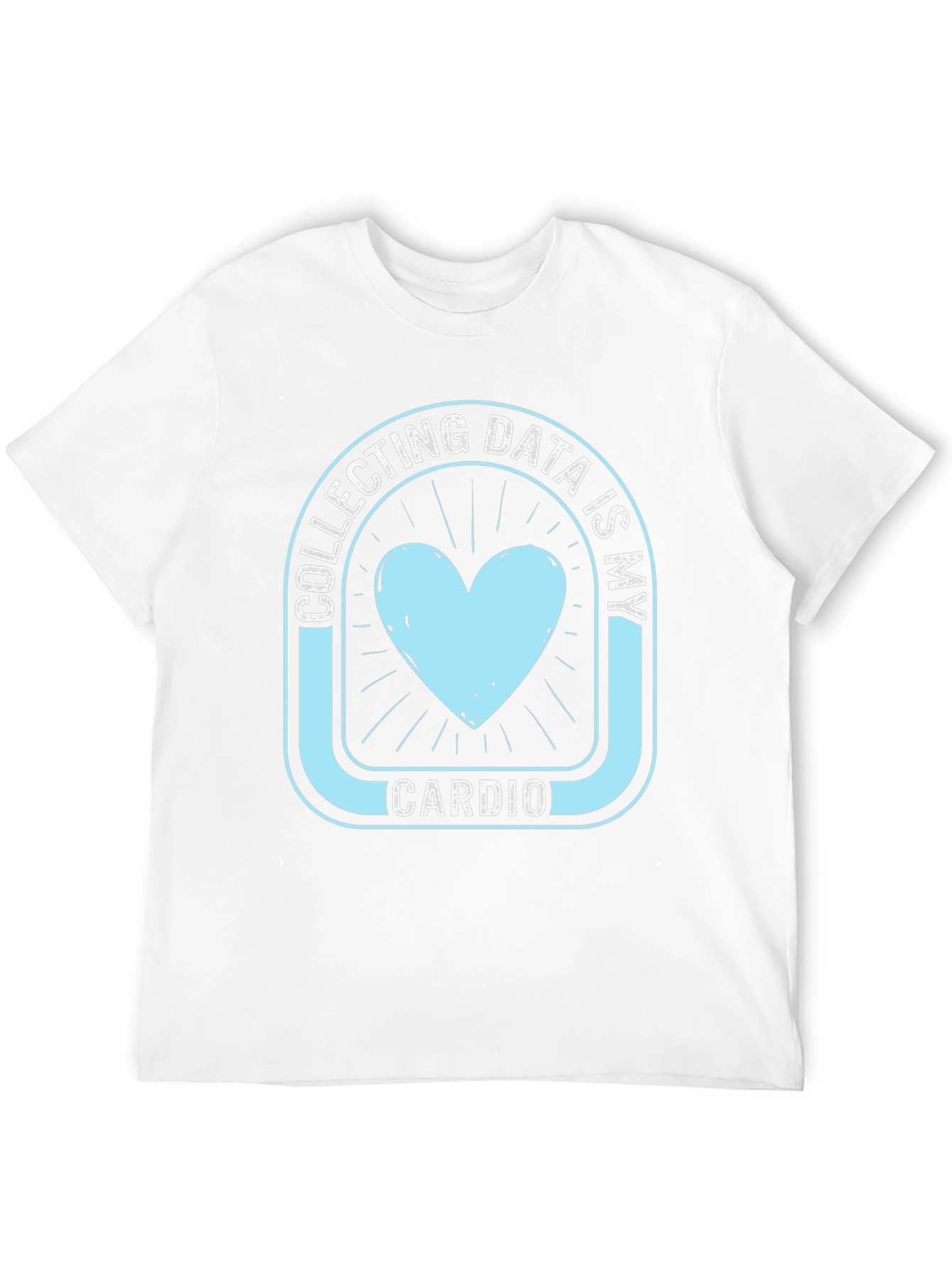 Data Collection Heart Cardio Graphic T-Shirt
