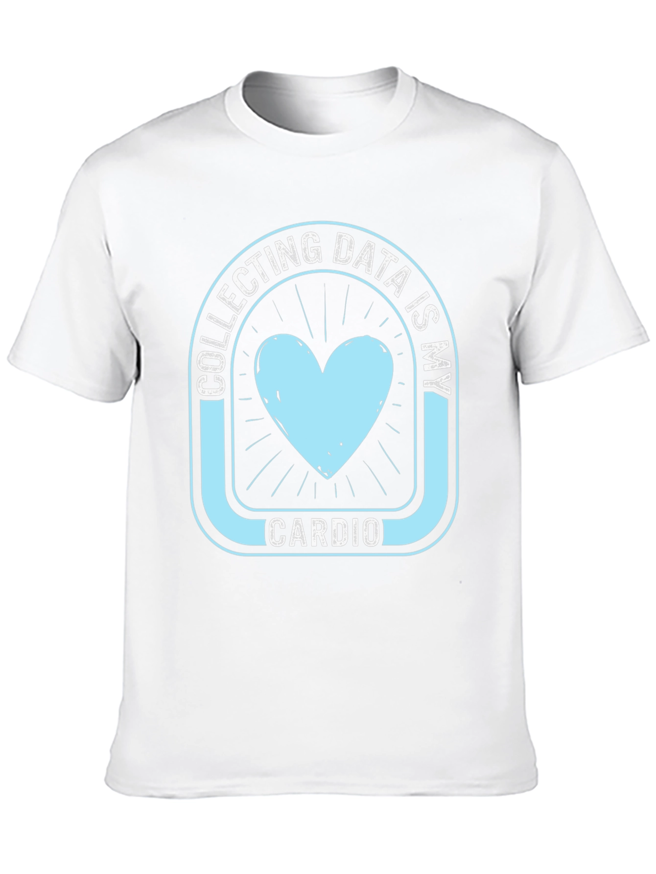 Data Collection Heart Cardio Graphic T-Shirt