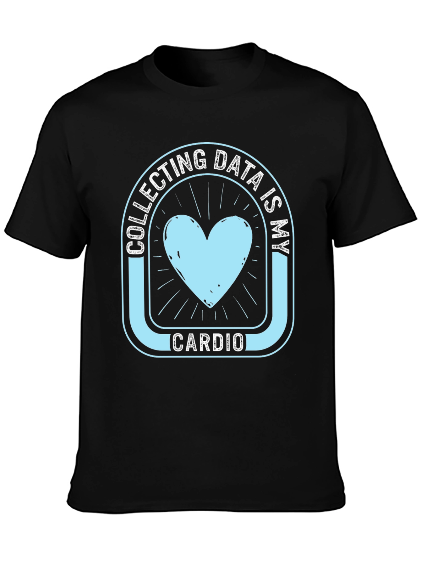 Data Collection Heart Cardio Graphic T-Shirt