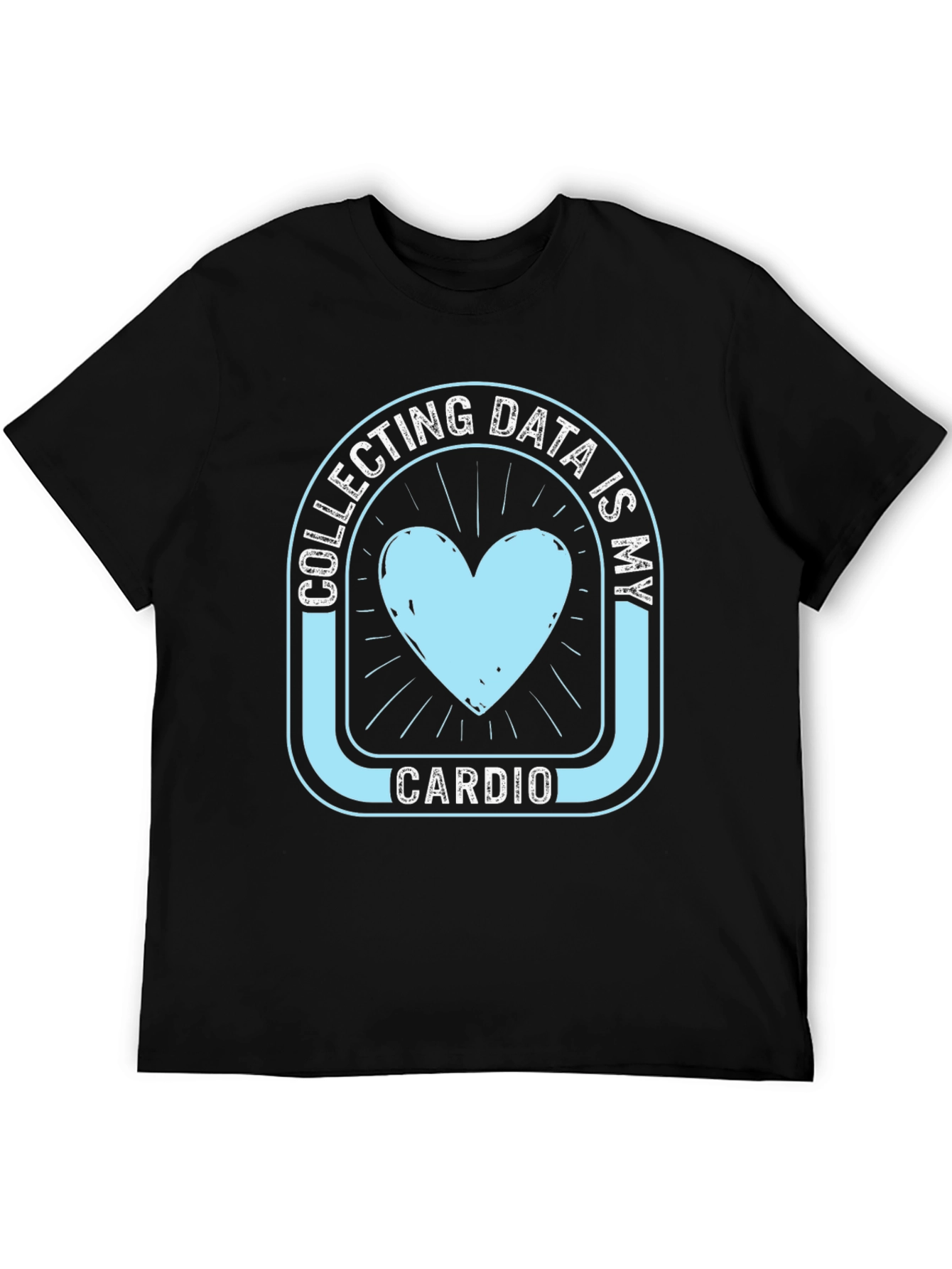Data Collection Heart Cardio Graphic T-Shirt