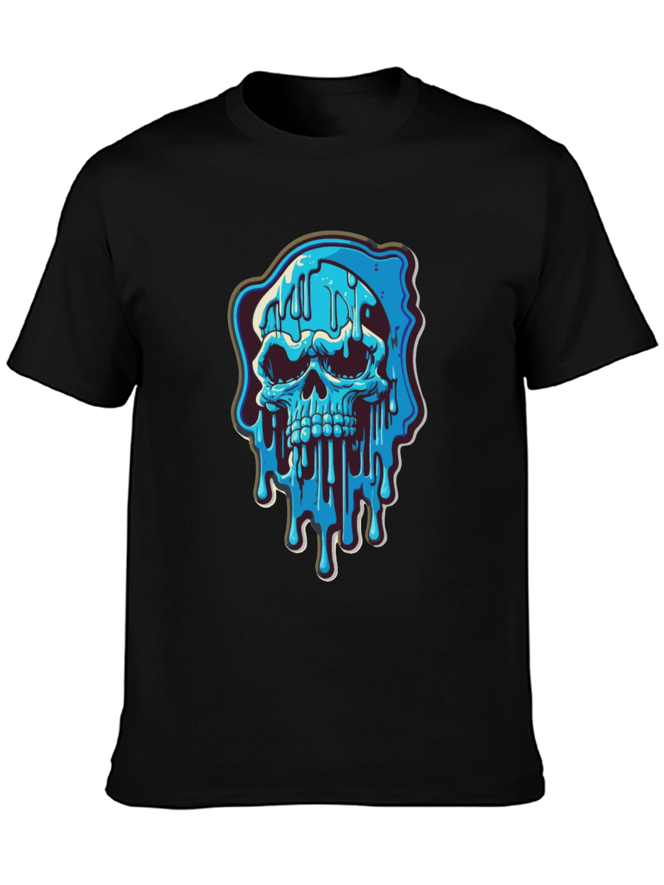 Melting Skull Graphic Tee