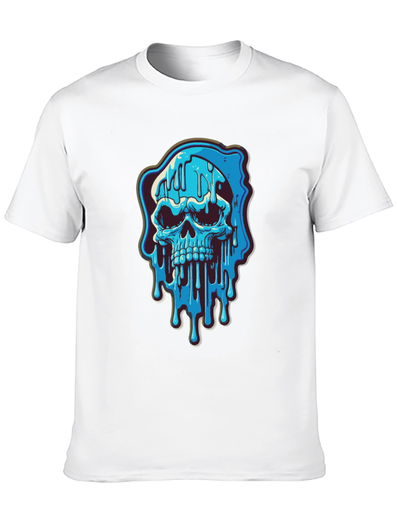 Melting Skull Graphic Tee