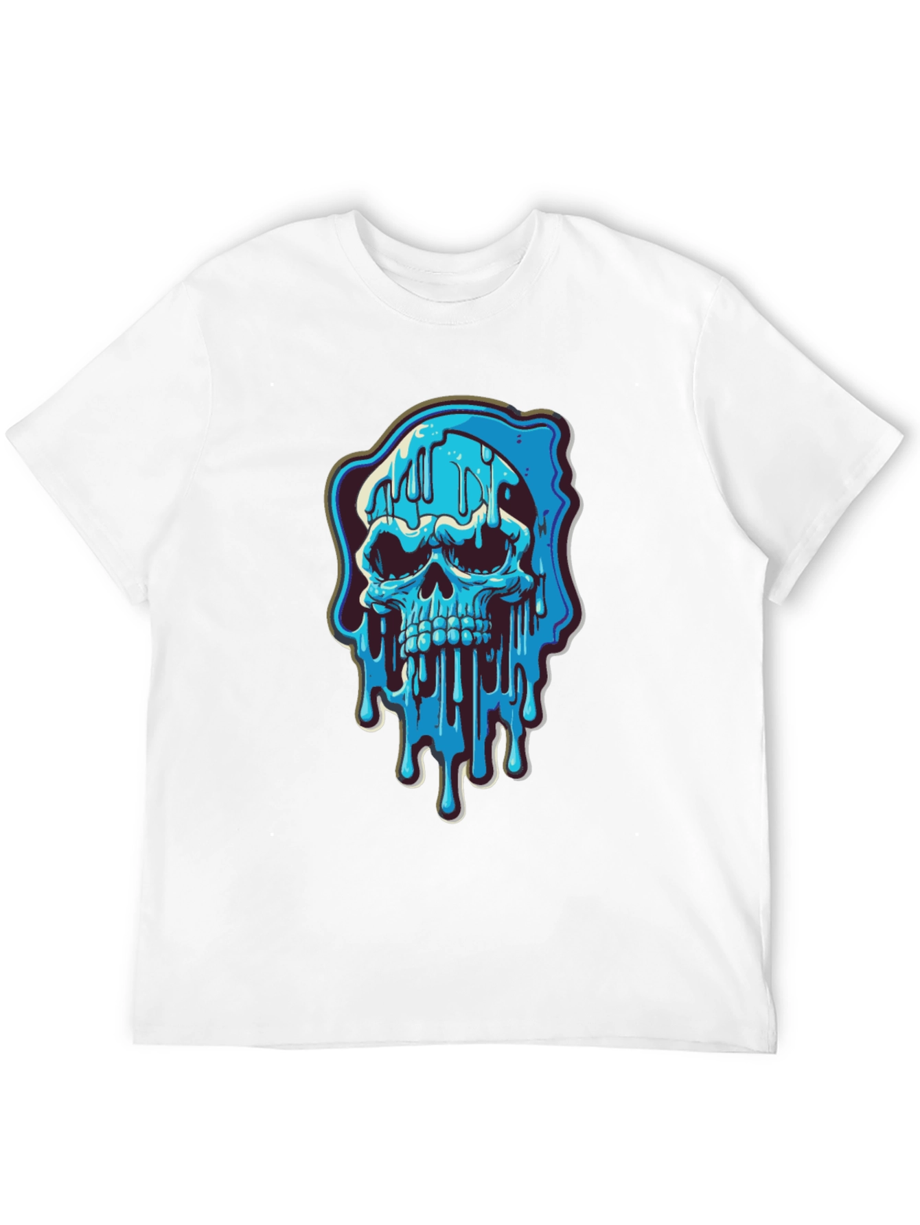 Melting Skull Graphic Tee
