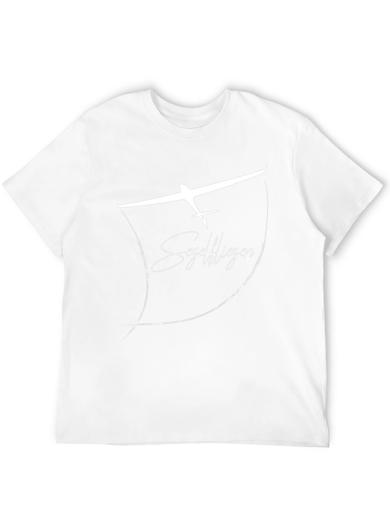 Soaring High: Glider Graphic Black T-Shirt