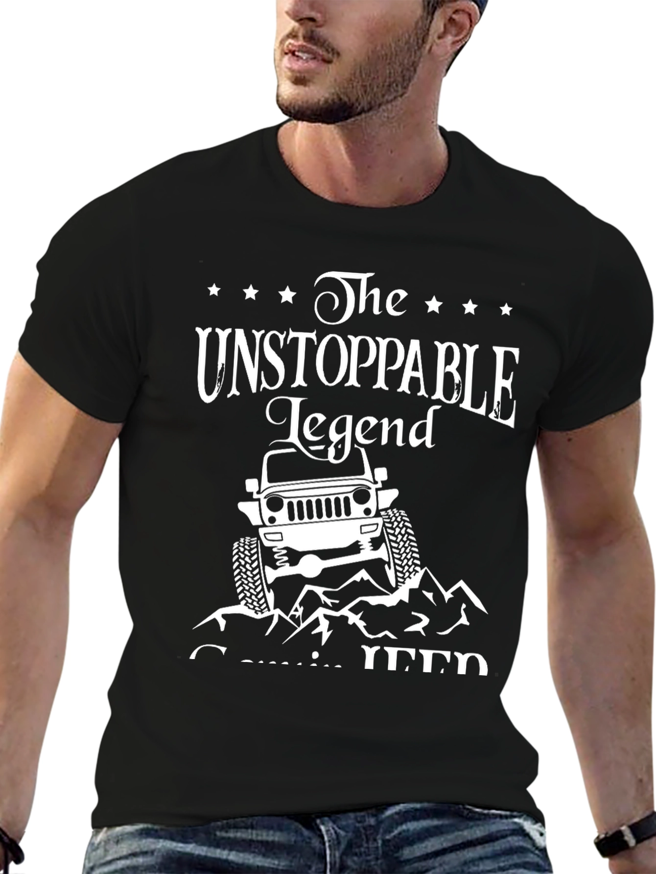 Unstoppable Legend Jeep T-Shirt - Off-Road Adventure Tee