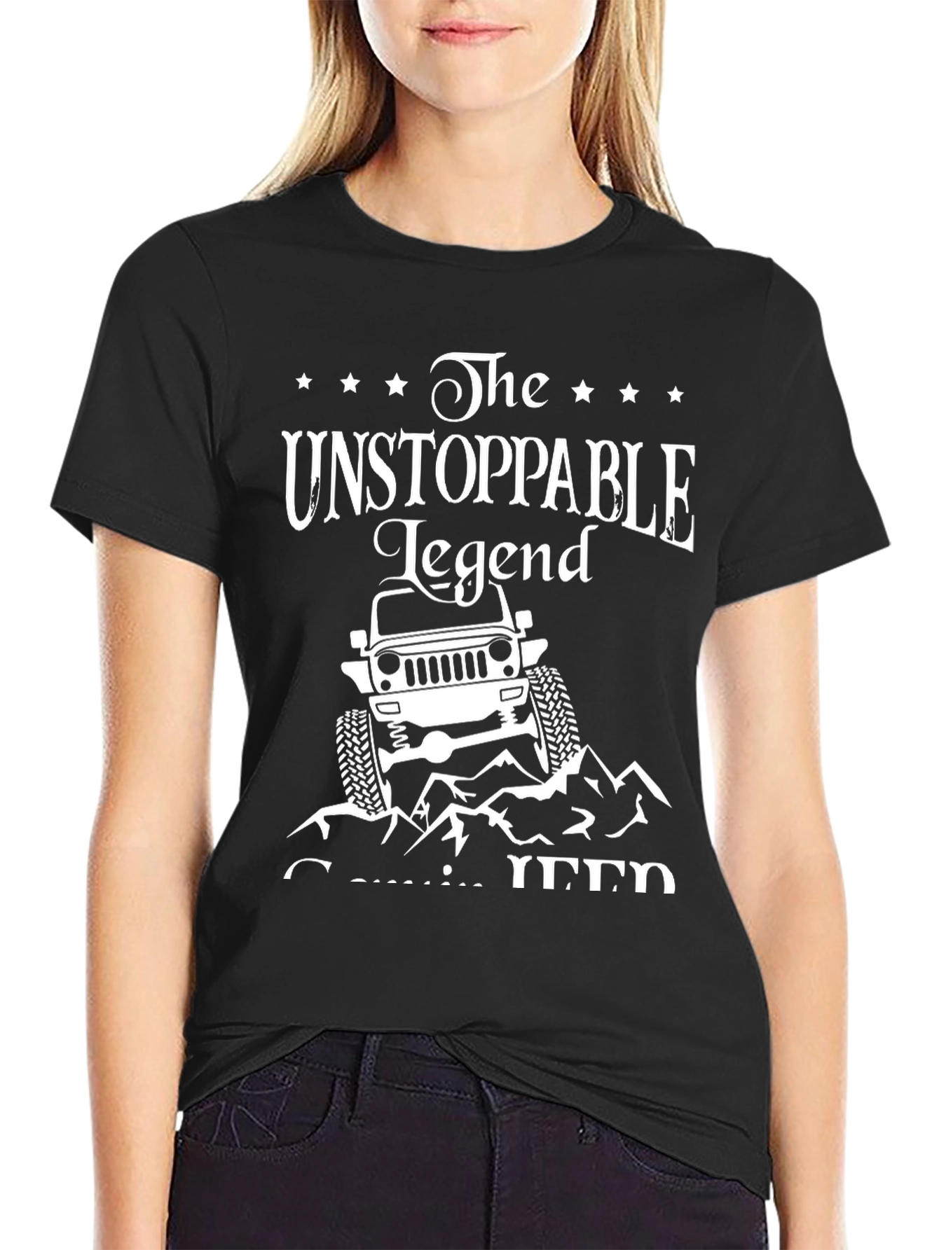Unstoppable Legend Jeep T-Shirt - Off-Road Adventure Tee