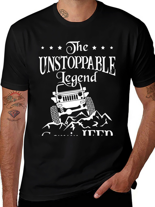 Unstoppable Legend Jeep T-Shirt - Off-Road Adventure Tee