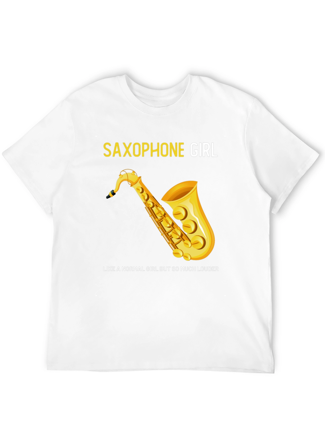 Saxophone Girl Tee: For Music Lovers!