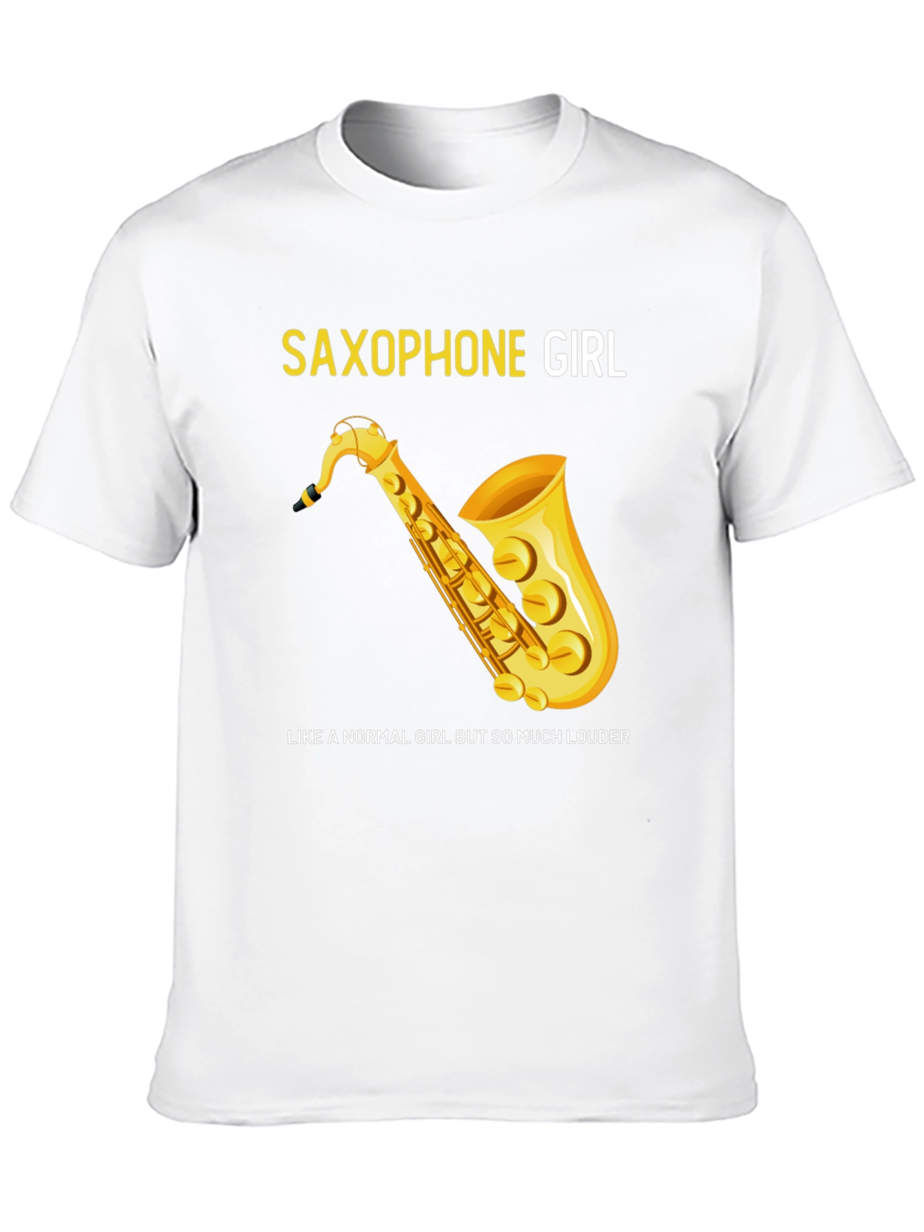 Saxophone Girl Tee: For Music Lovers!