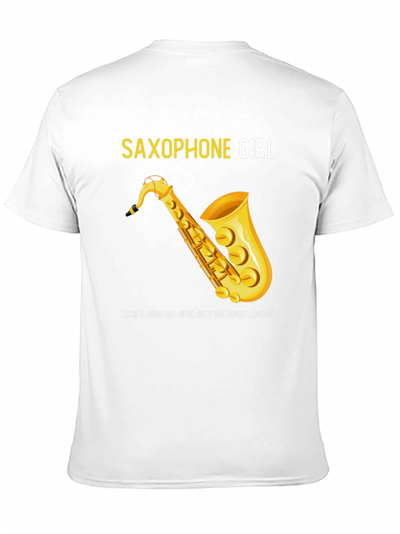 Saxophone Girl Tee: For Music Lovers!