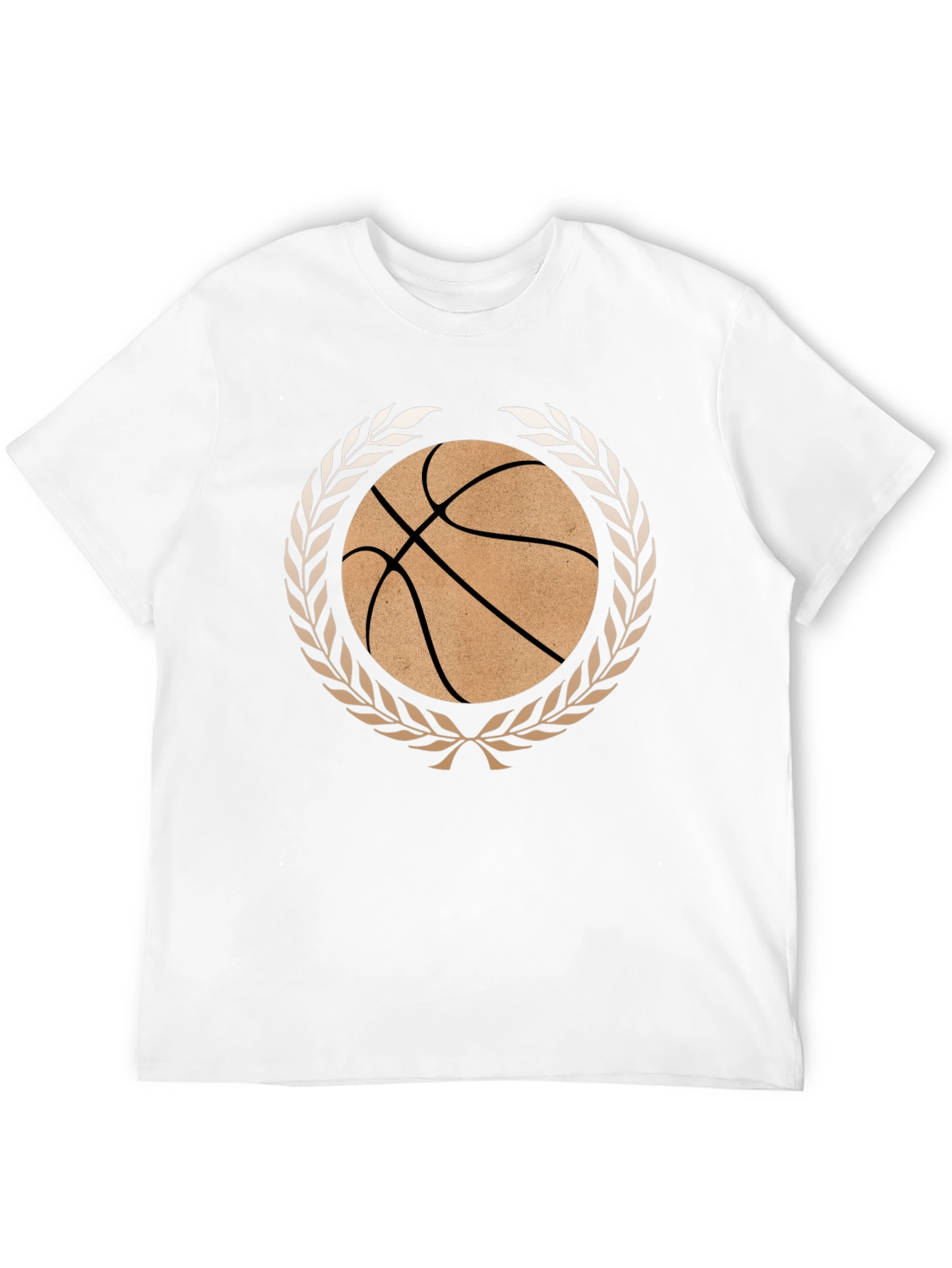 Basketball Laurel Wreath Graphic T-Shirt