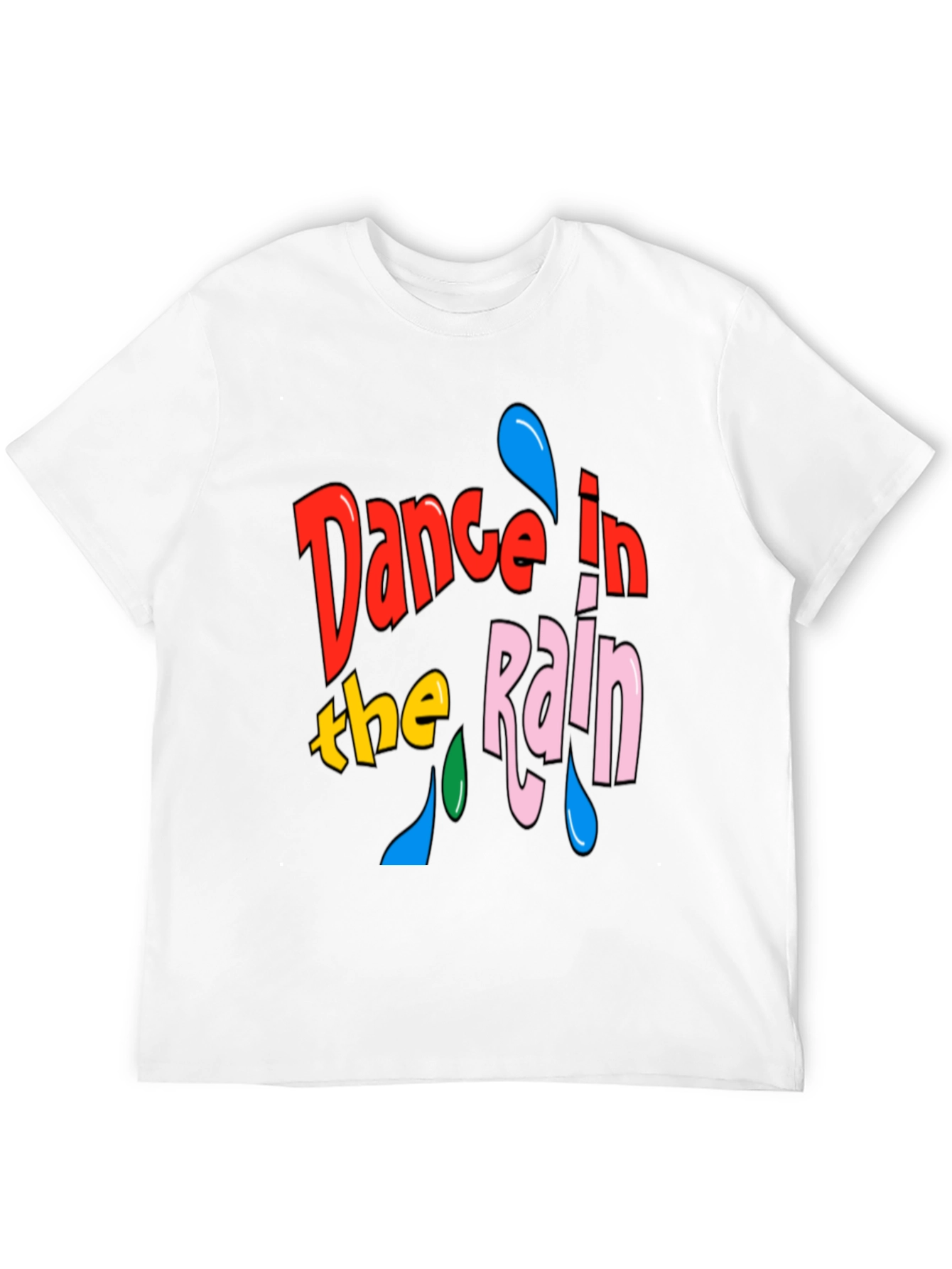 Dance in the Rain Graphic Tee - Black T-Shirt
