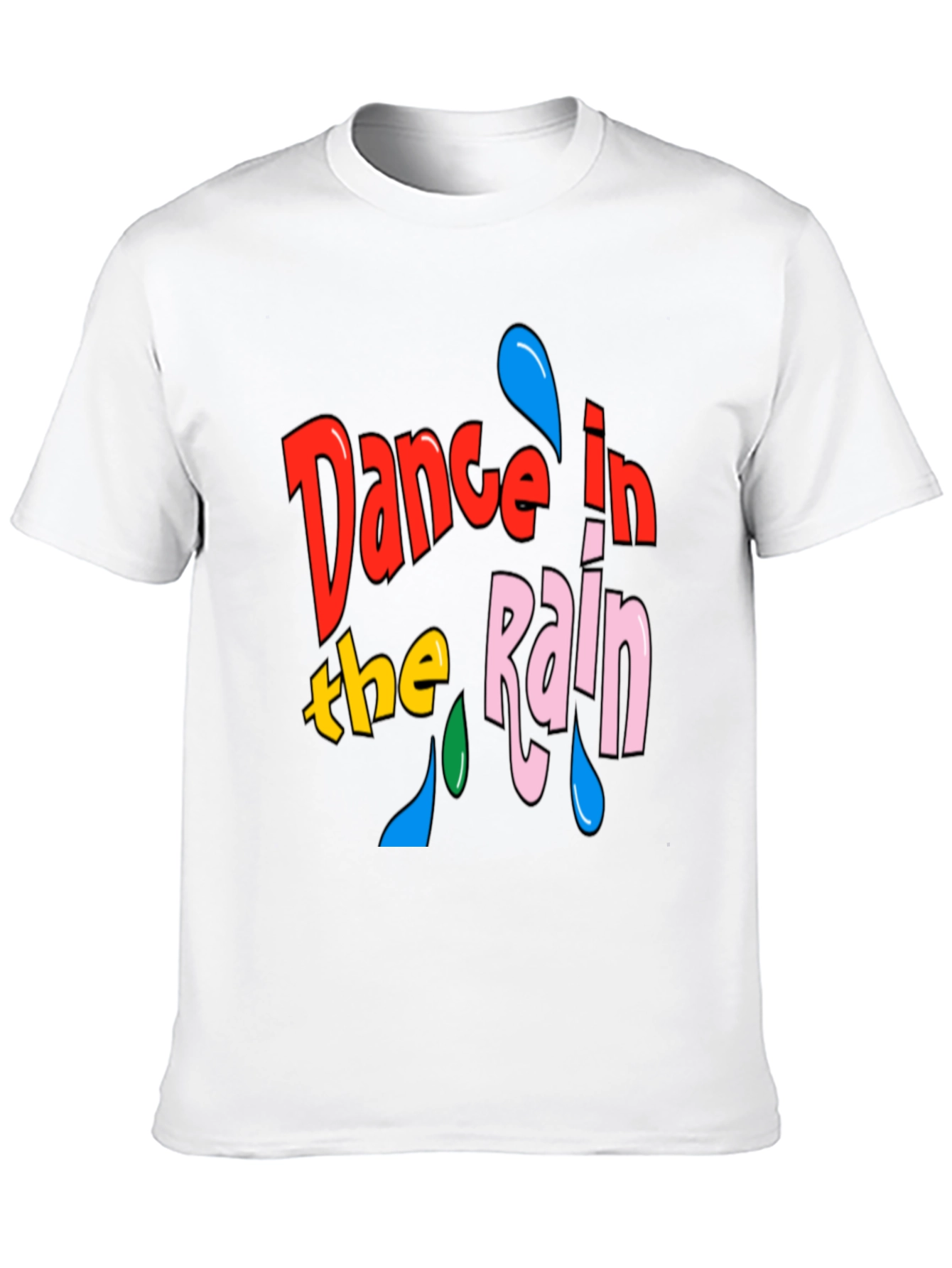 Dance in the Rain Graphic Tee - Black T-Shirt