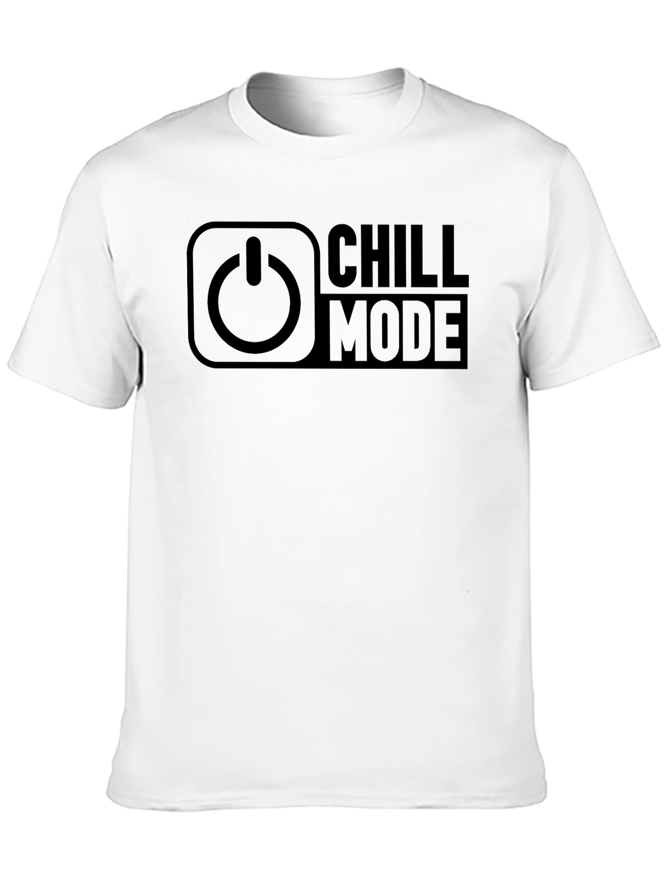 Chill Mode Black Graphic Tee - Relax & Unwind