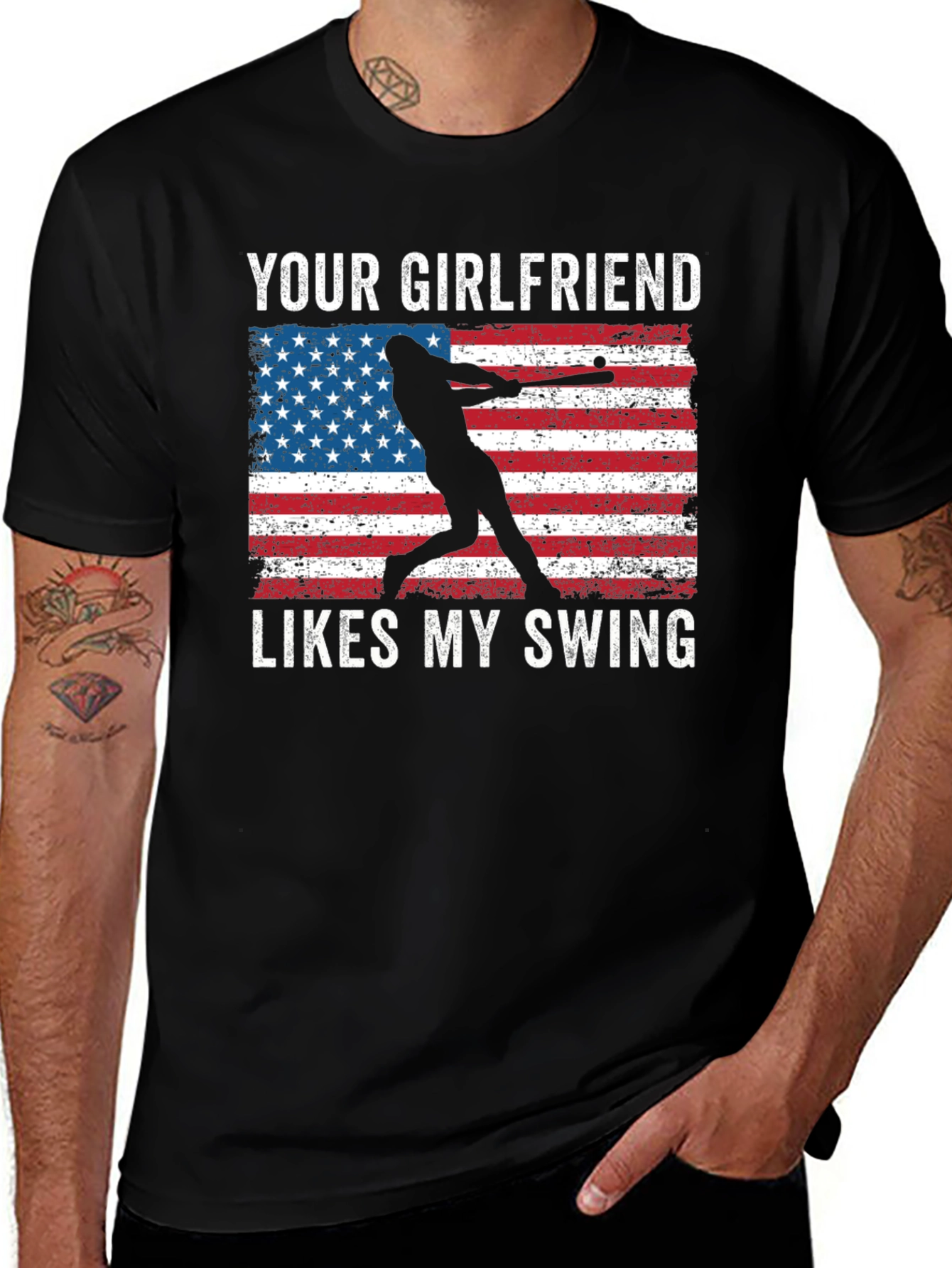 Your Girlfriend Likes My Swing T-Shirt