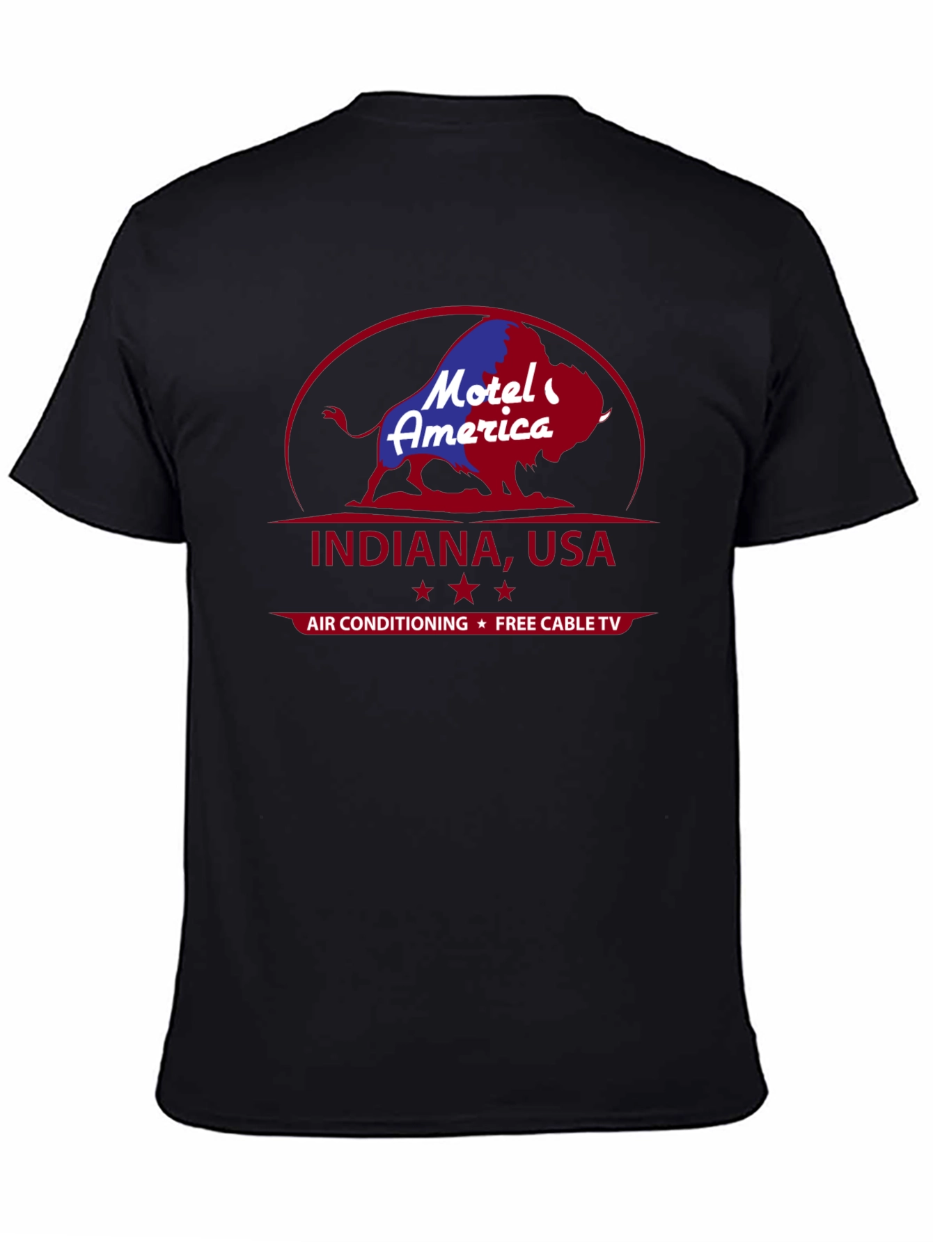 Motel America Indiana USA T-Shirt Retro Graphic Tee