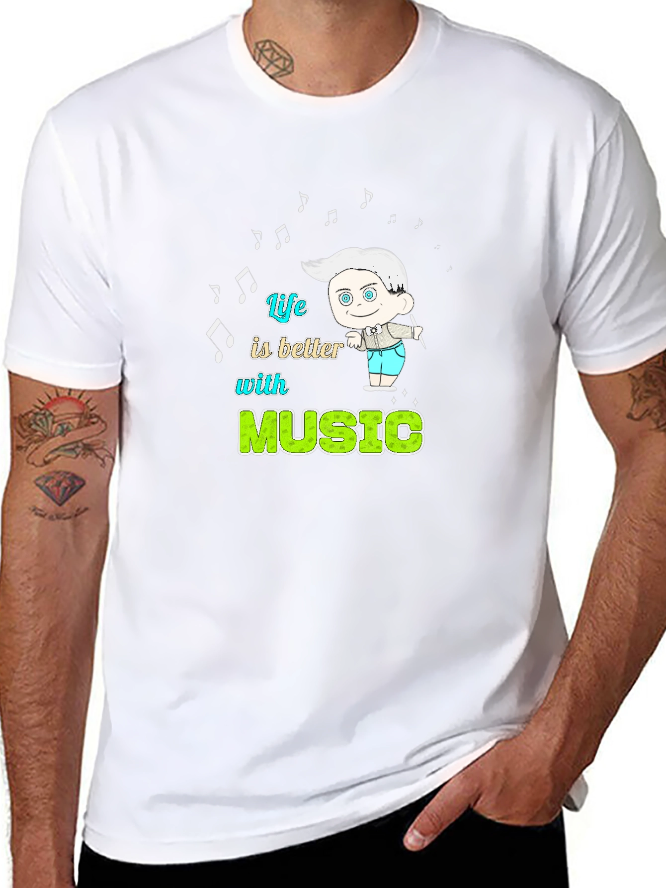 Life is Better with Music Graphic Tee