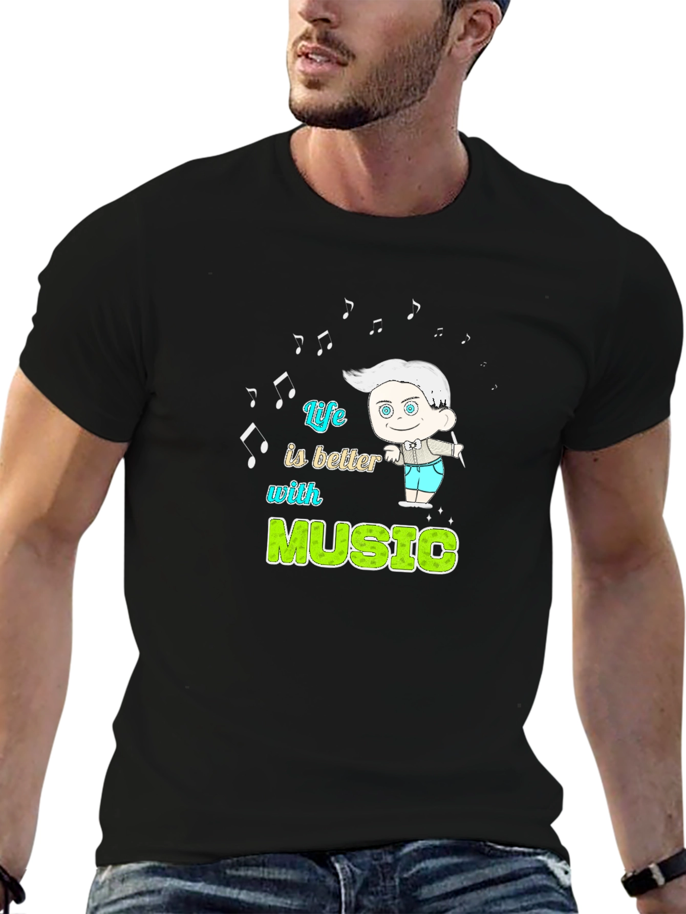 Life is Better with Music Graphic Tee
