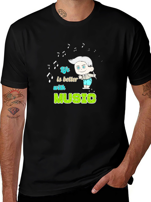 Life is Better with Music Graphic Tee