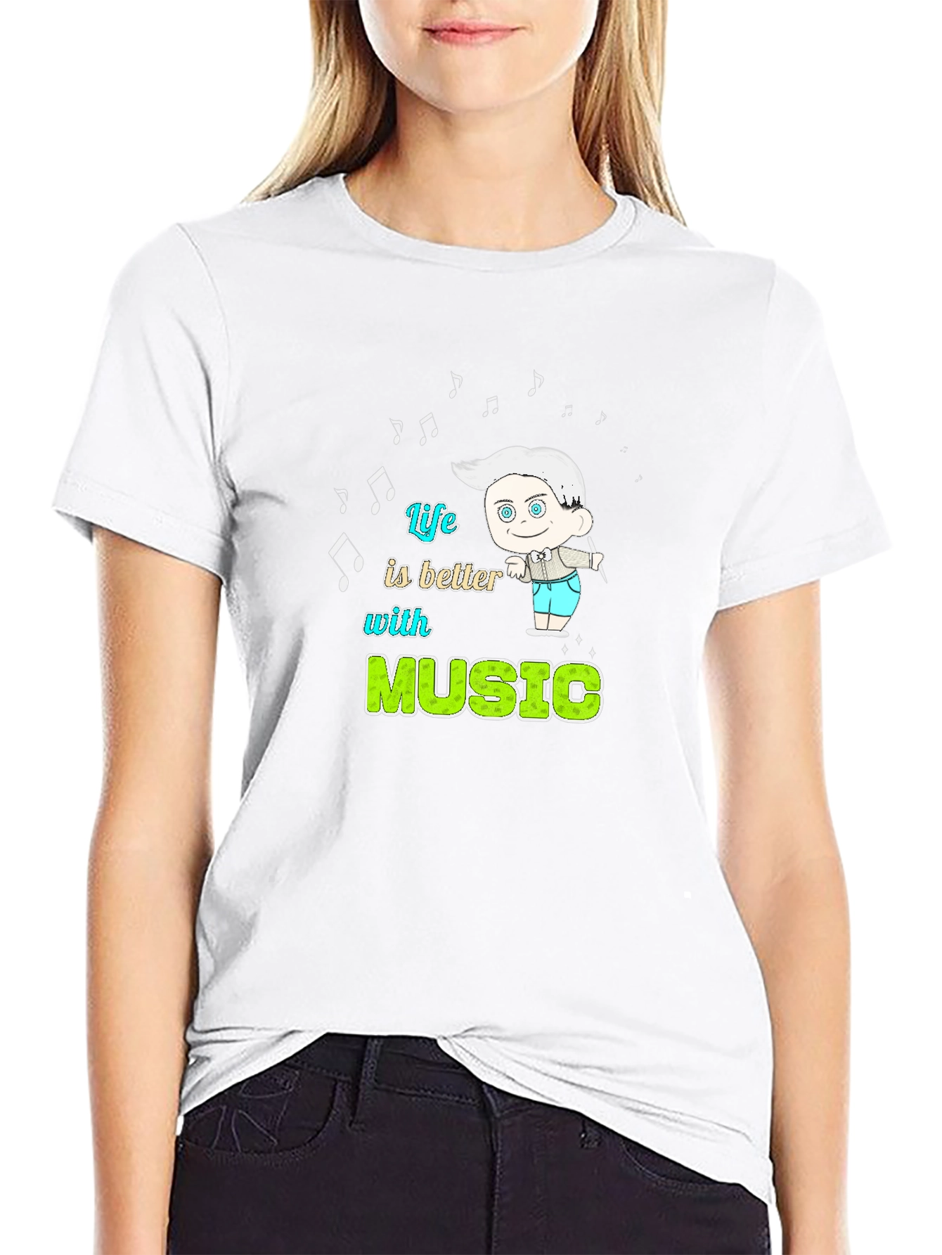 Life is Better with Music Graphic Tee