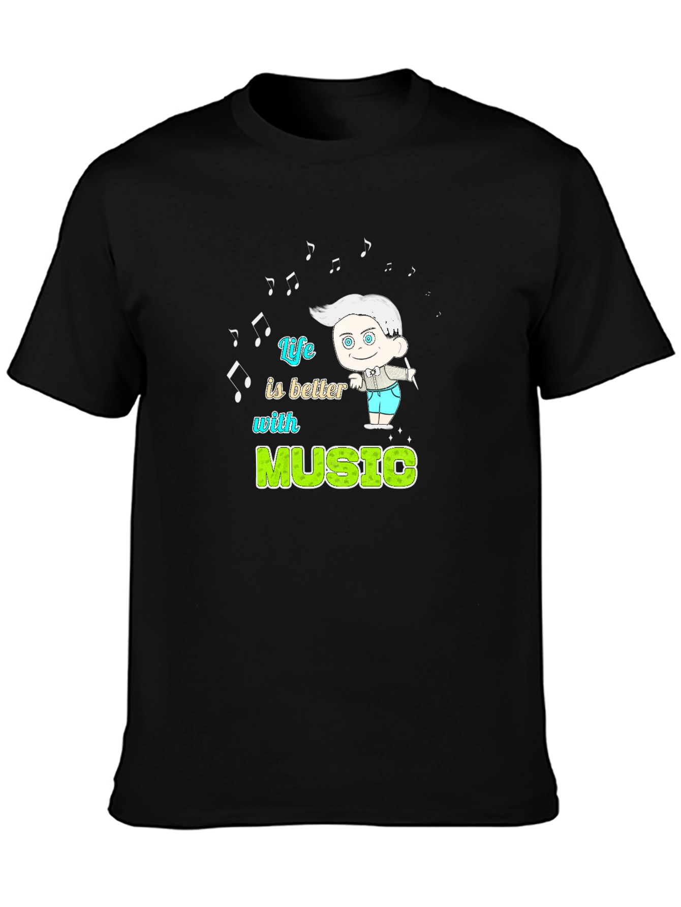 Life is Better with Music Graphic Tee