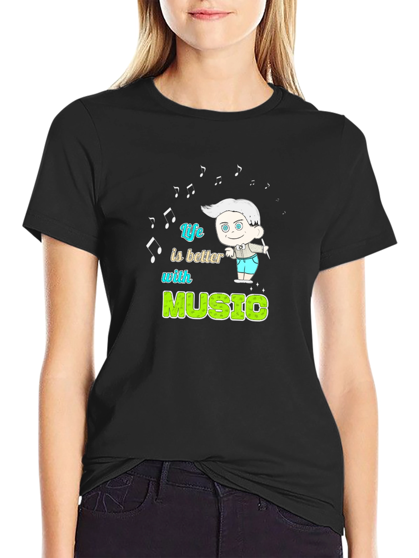 Life is Better with Music Graphic Tee