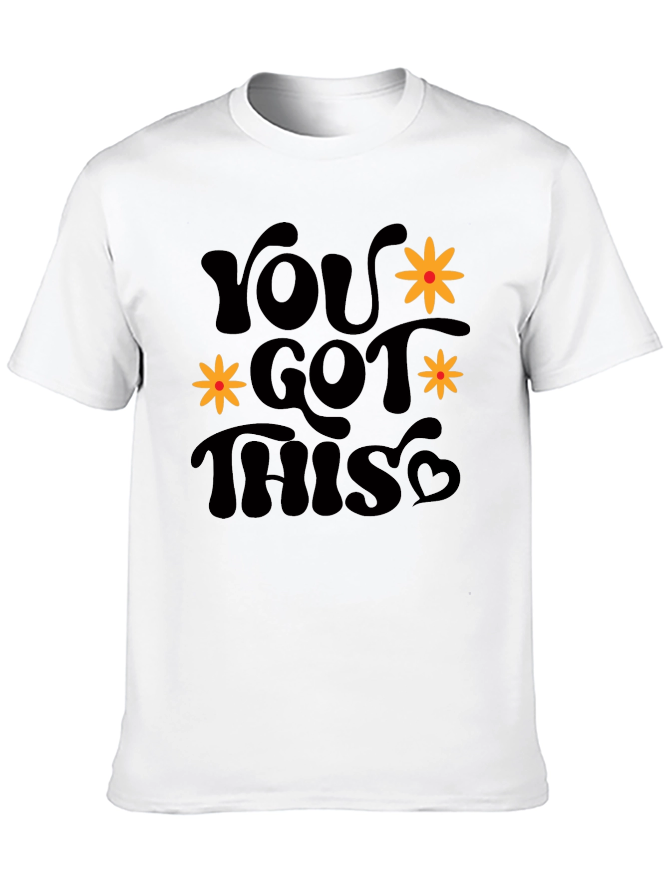 You Got This Graphic Tee - Retro Black T-Shirt