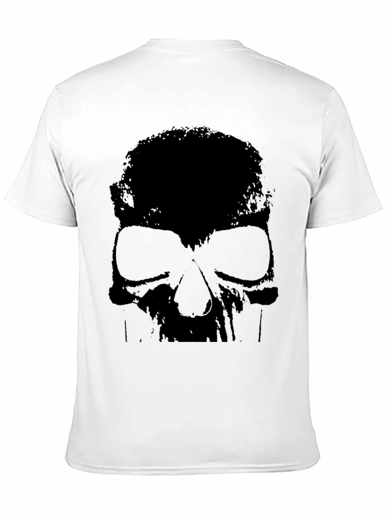 Skull Graphic Black T-Shirt - Edgy Style