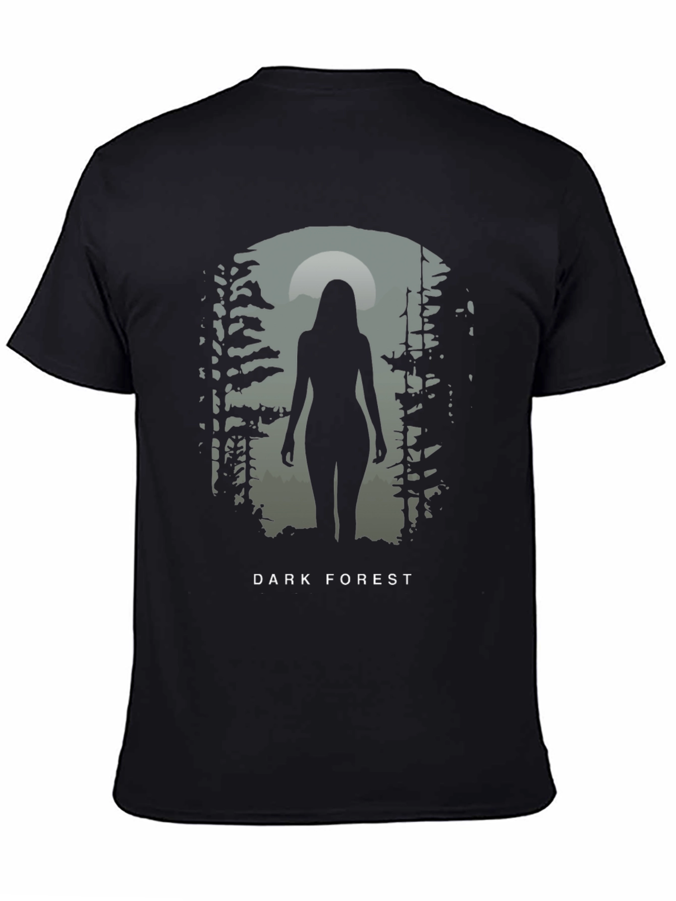Dark Forest Silhouette Graphic Tee