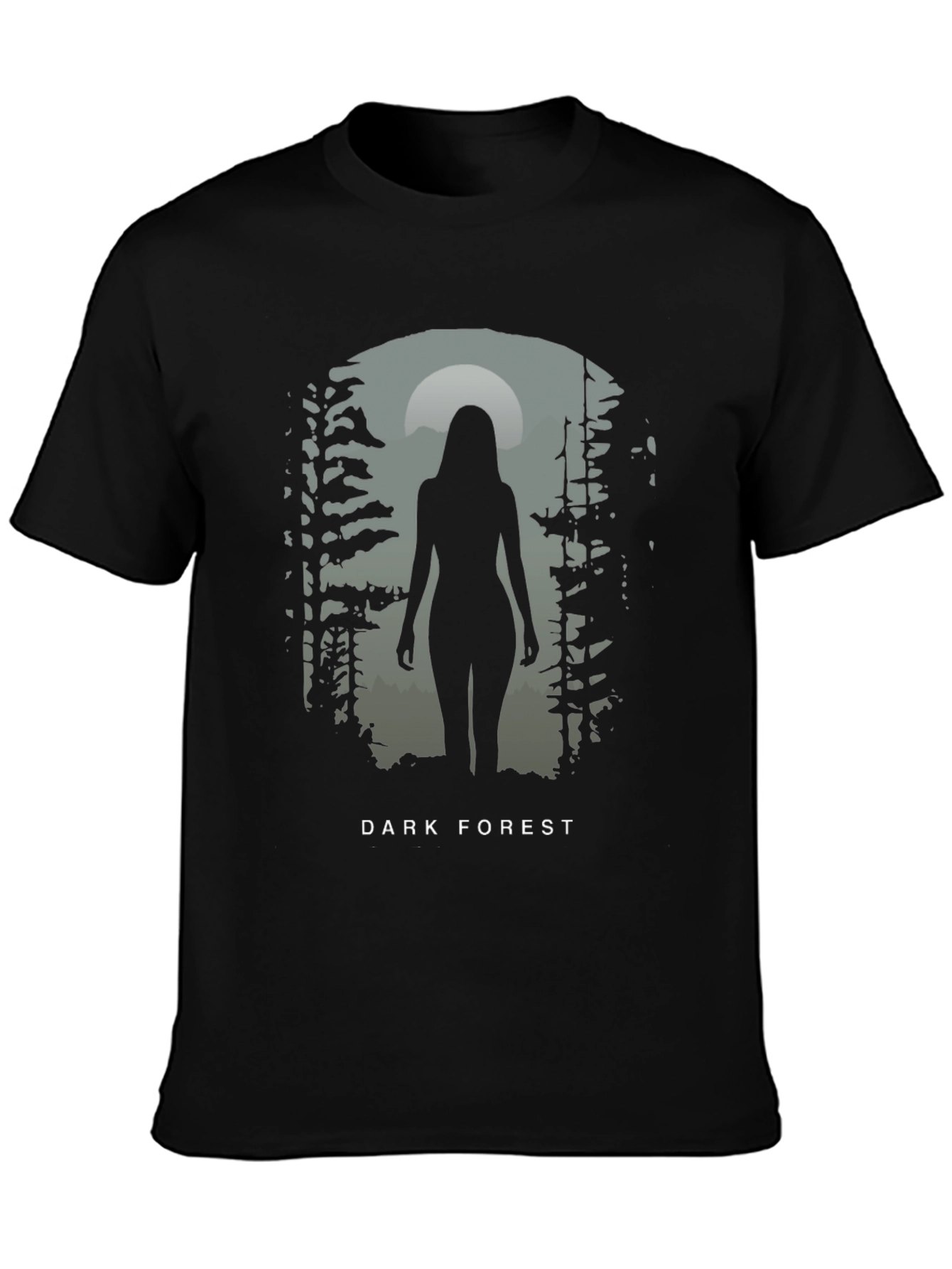 Dark Forest Silhouette Graphic Tee