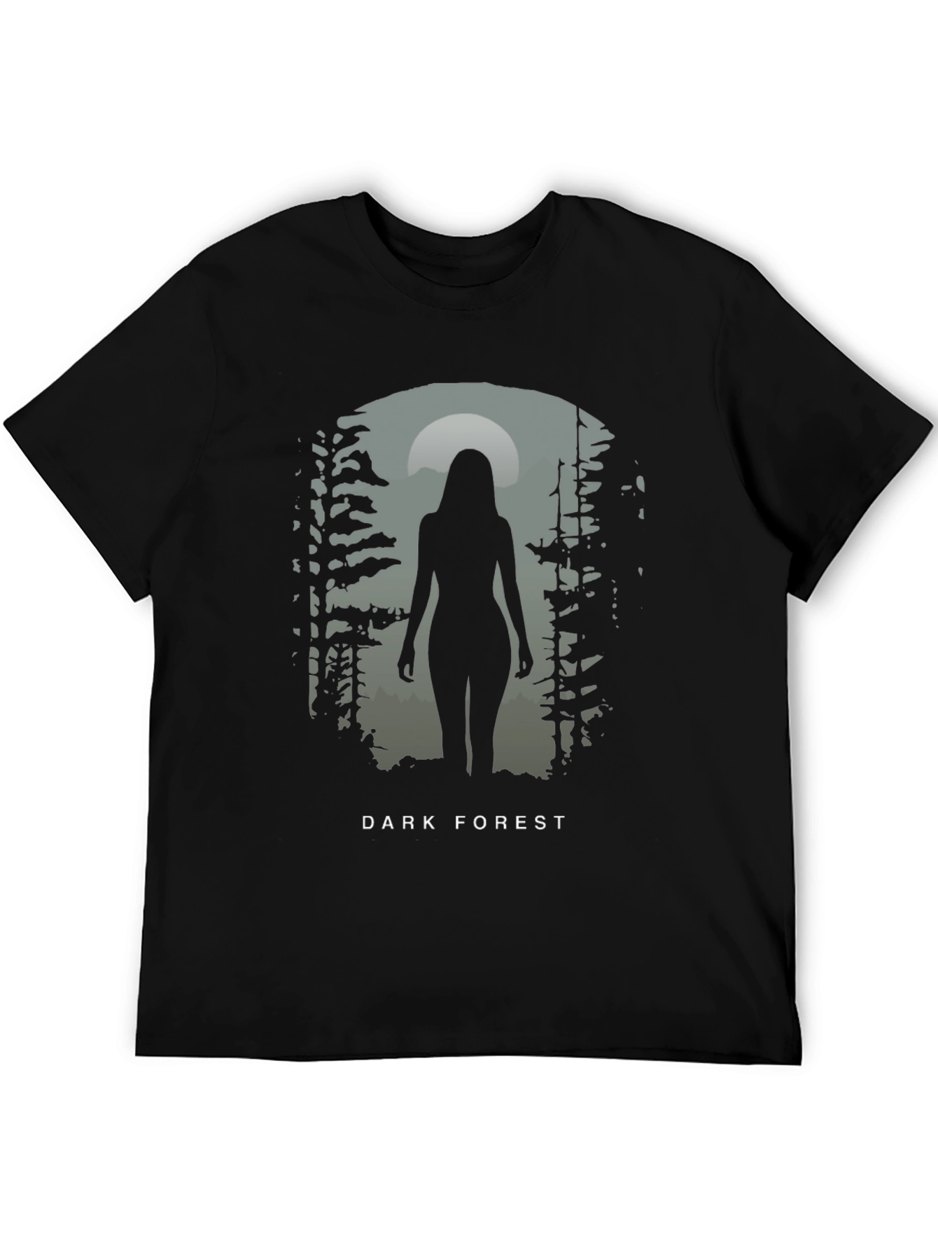 Dark Forest Silhouette Graphic Tee