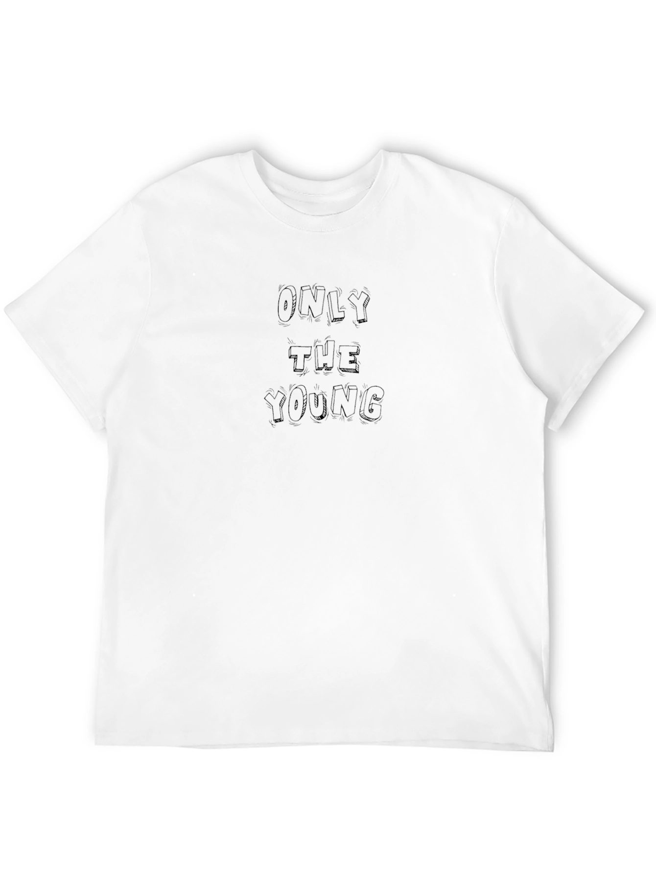 Only The Young Graphic Tee - Black Unisex T-Shirt