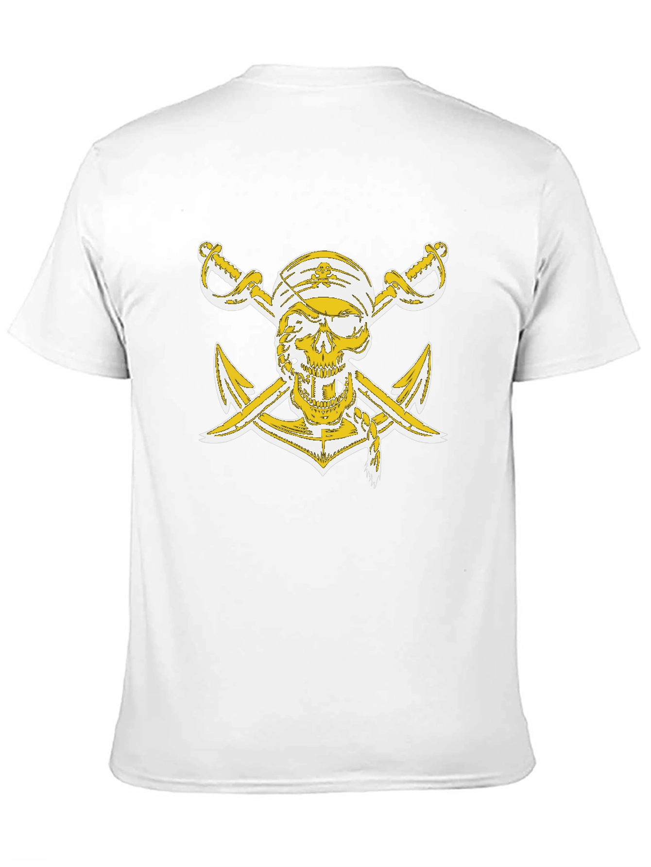 Pirate Skull Anchor Graphic T-Shirt