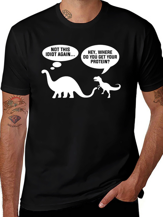 Dino Protein T-Shirt - Vegan Humor