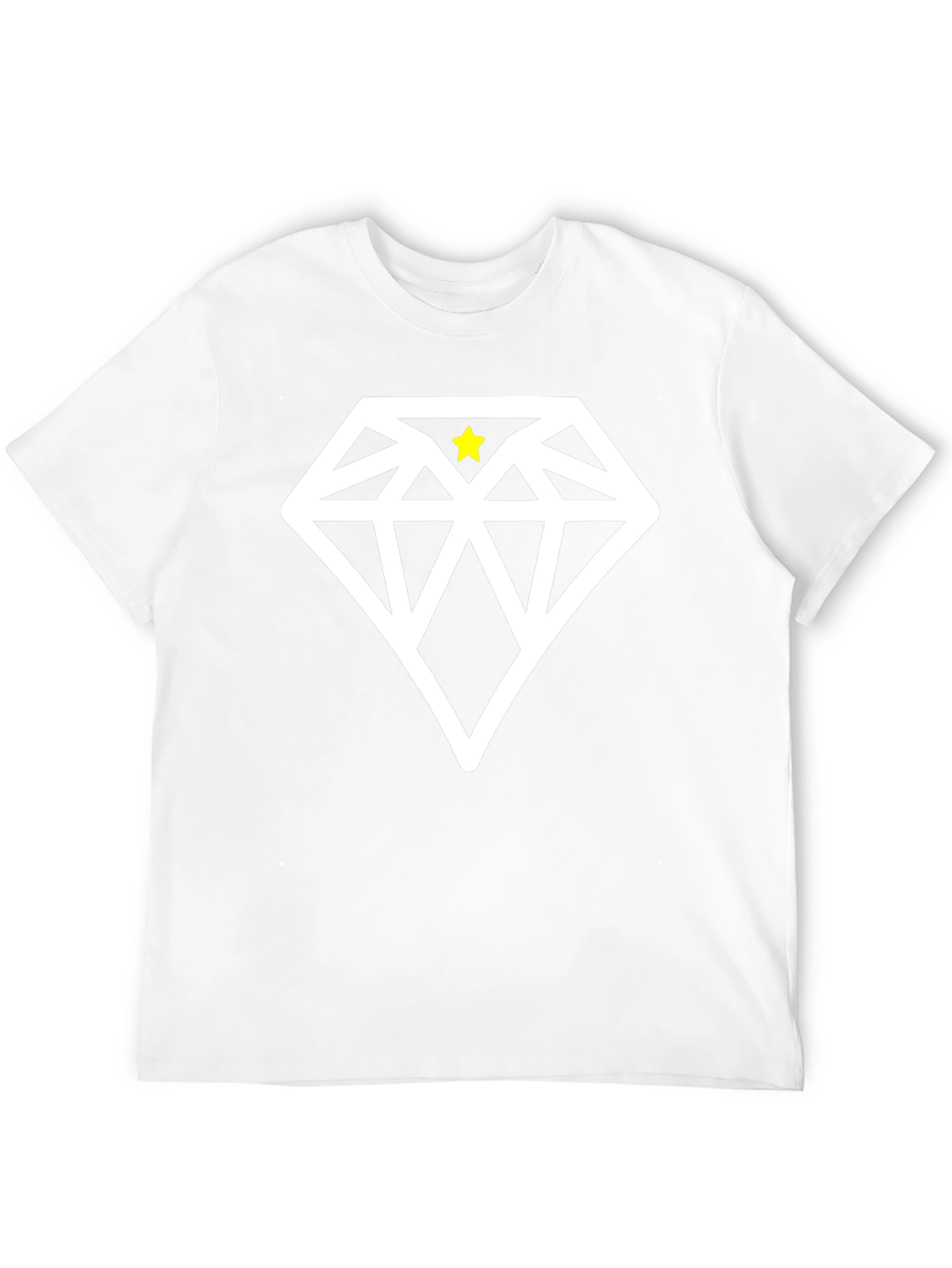 Diamond Star Graphic Black T-Shirt