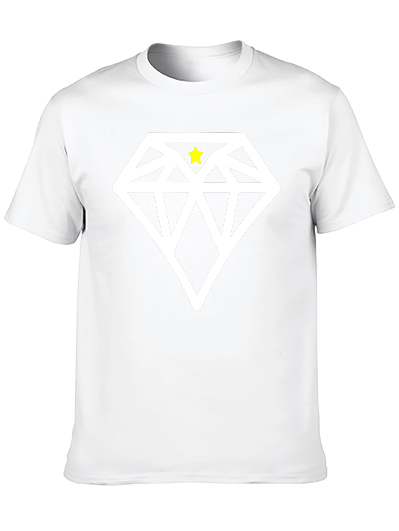 Diamond Star Graphic Black T-Shirt