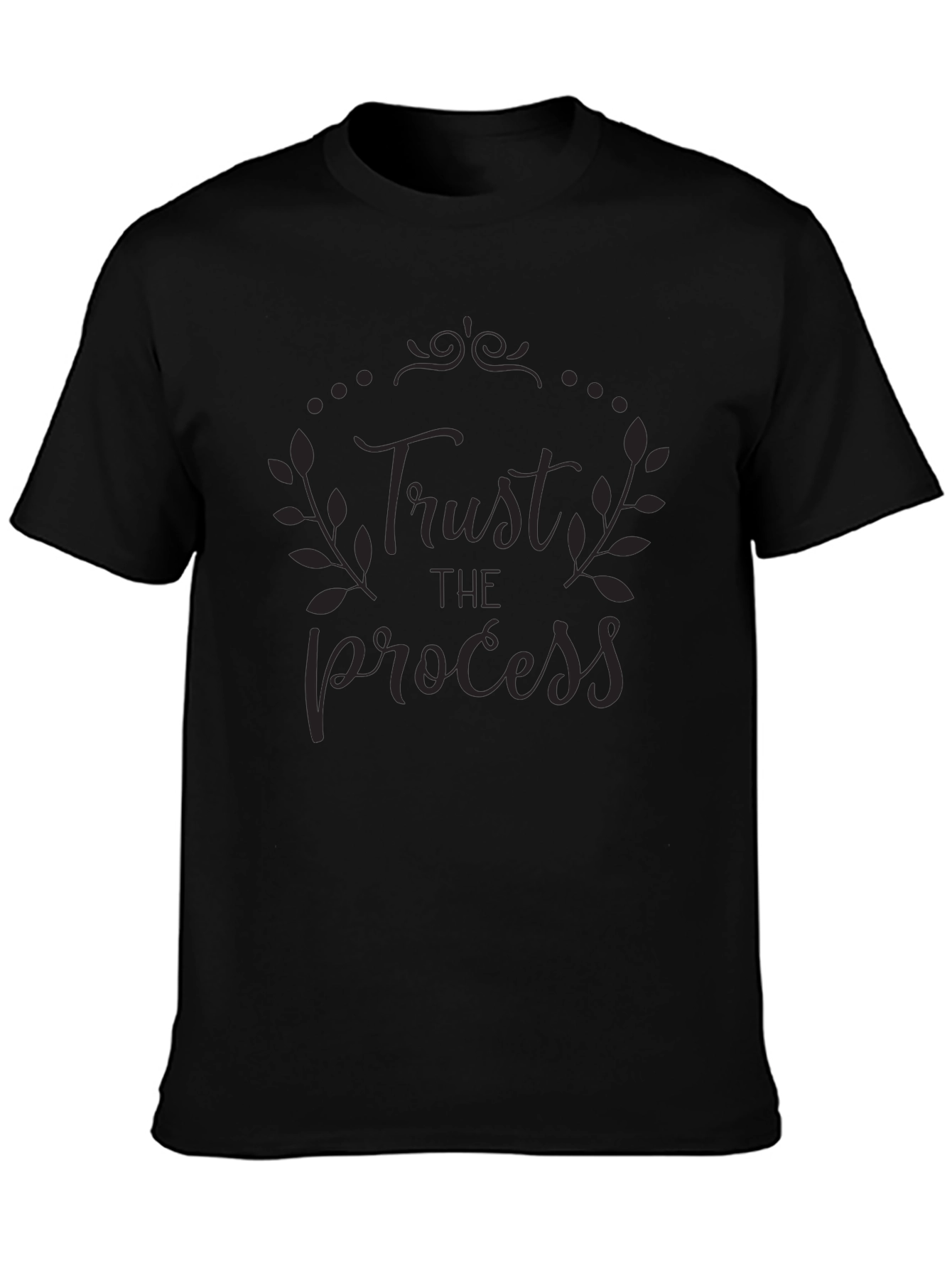 Trust the Process Graphic Tee - Black